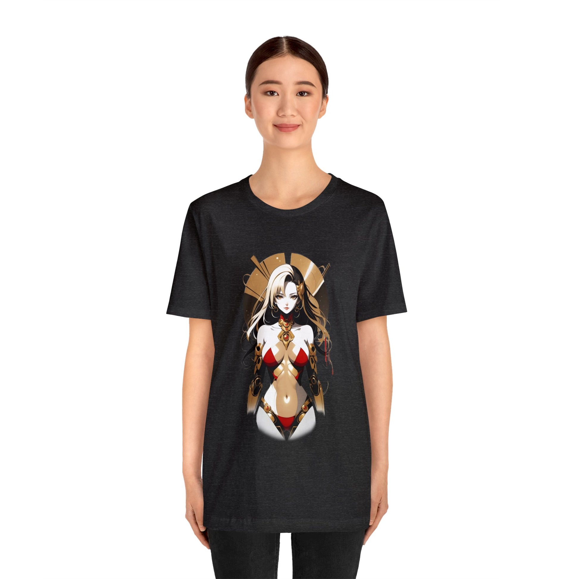 Kǎtōng Piàn - Mecha Girl Collection - Eleanor - Unisex Jersey Short Sleeve Tee Printify