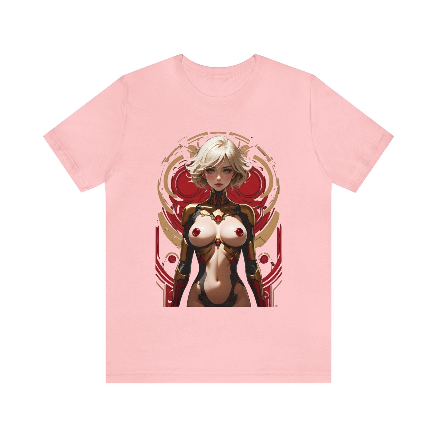 Kǎtōng Piàn - Mecha Girl Collection - Chloe - Unisex Jersey Short Sleeve Tee Printify