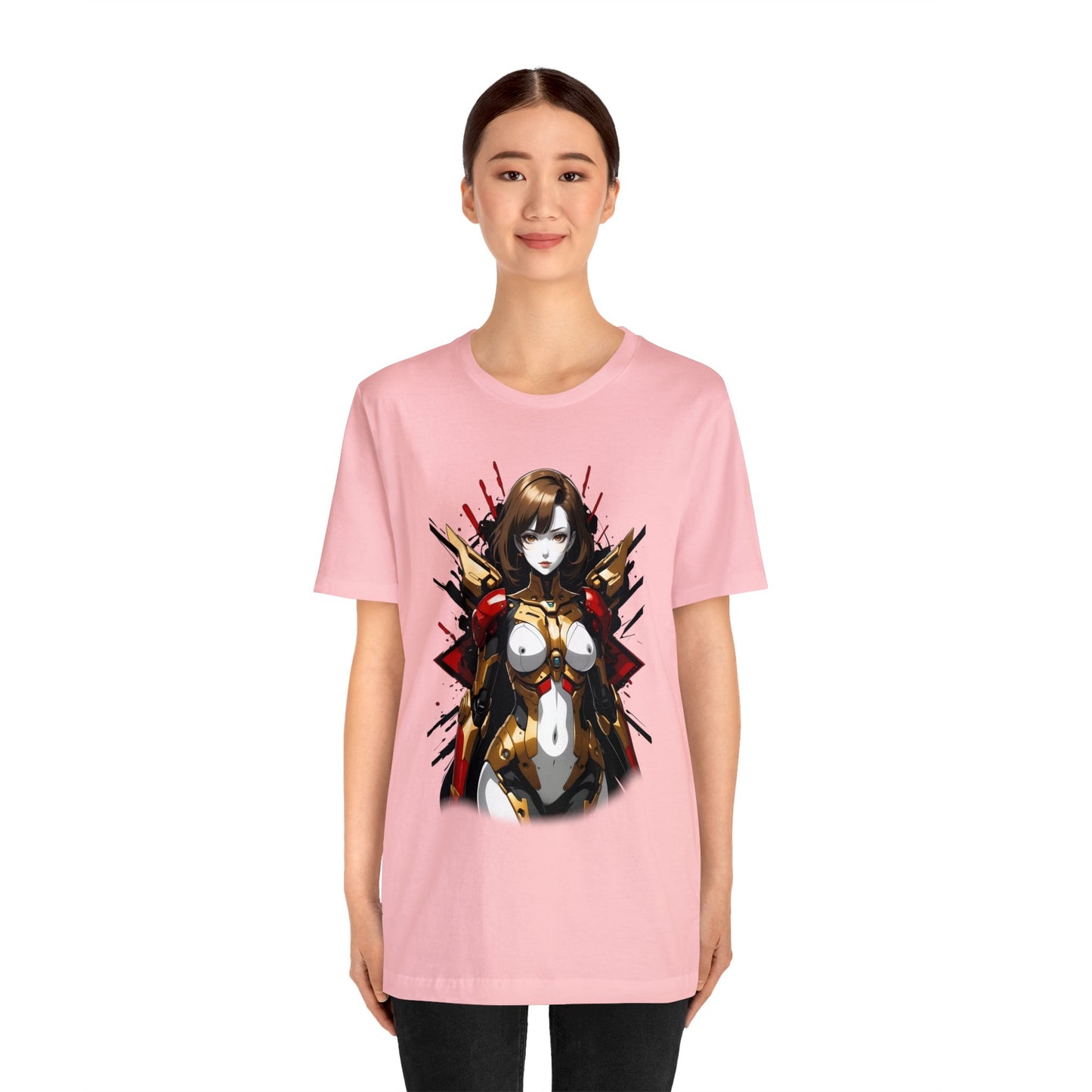 Kǎtōng Piàn - Mecha Girl Collection - Nova - Unisex Jersey Short Sleeve Tee Printify