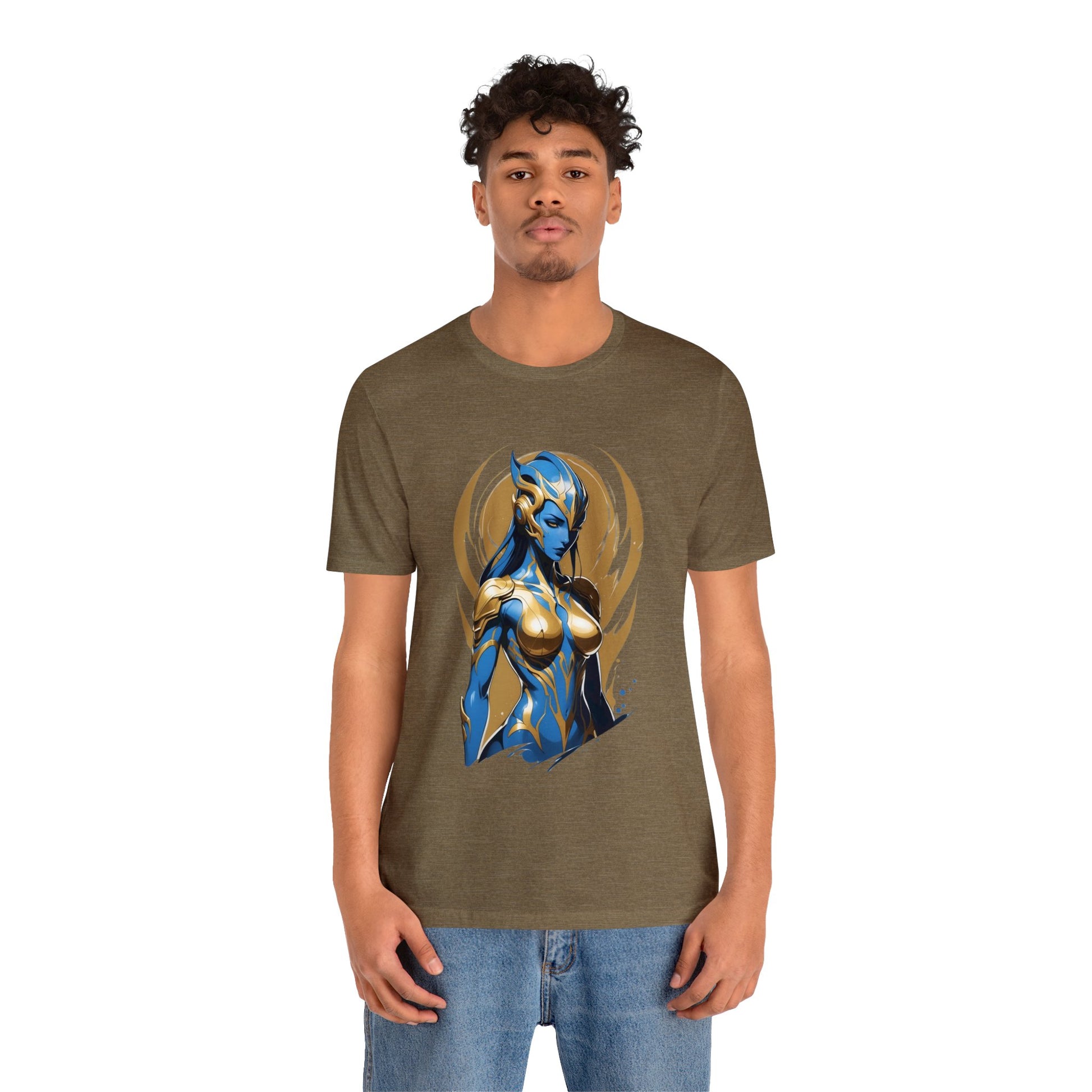 Kǎtōng Piàn - The Lotus Collection - Erzilia - Unisex Jersey Short Sleeve Tee Printify