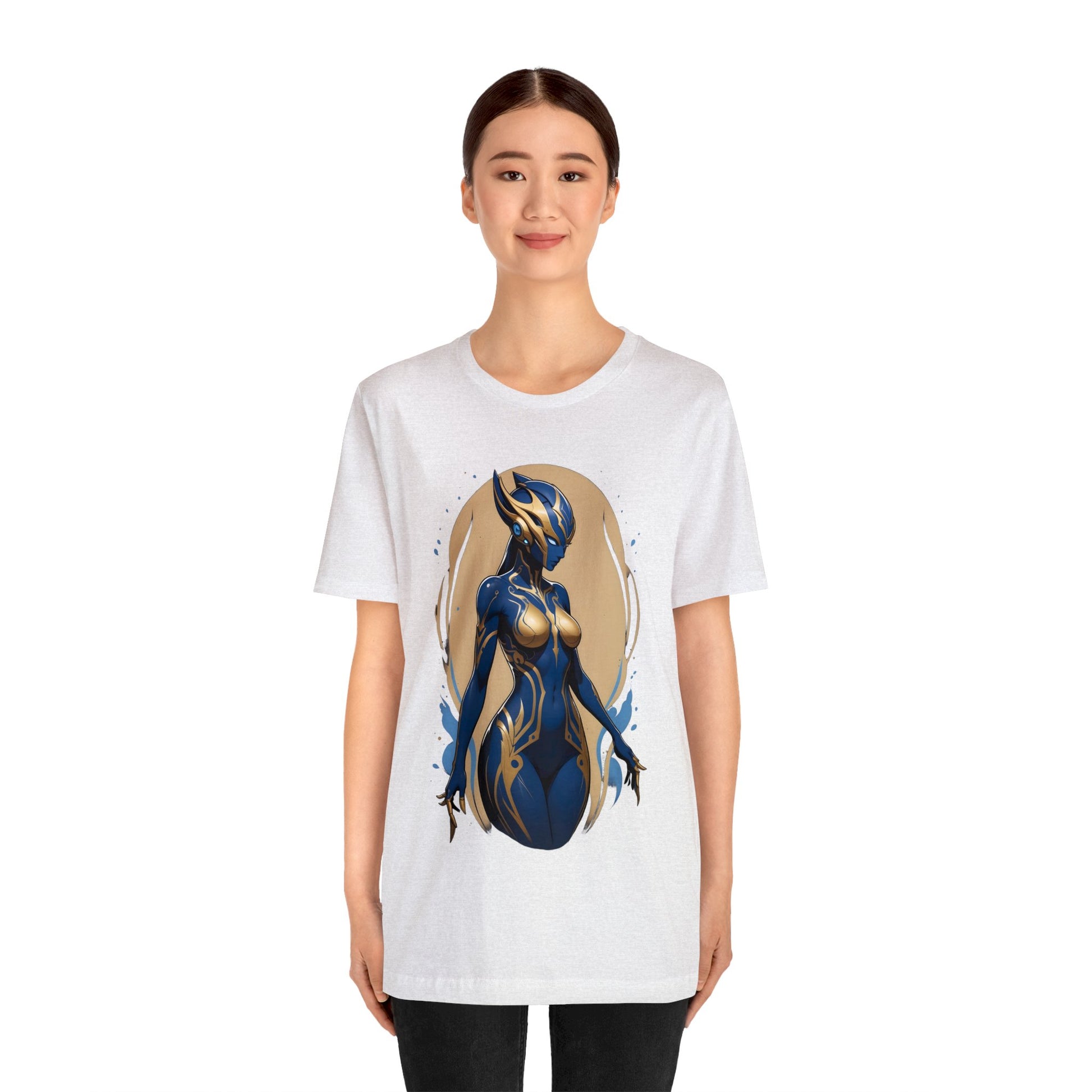 Kǎtōng Piàn - The Lotus Collection - Guinevere - Unisex Jersey Short Sleeve Tee Printify