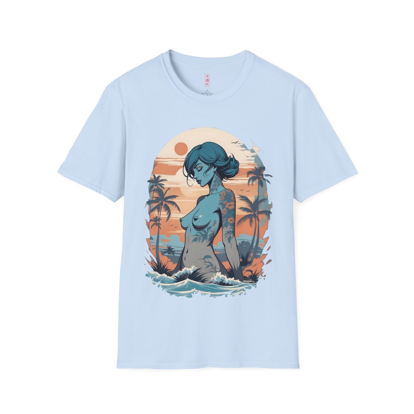 Kǎtōng Piàn - California Love Collection - 011 - Unisex Softstyle T-Shirt Printify