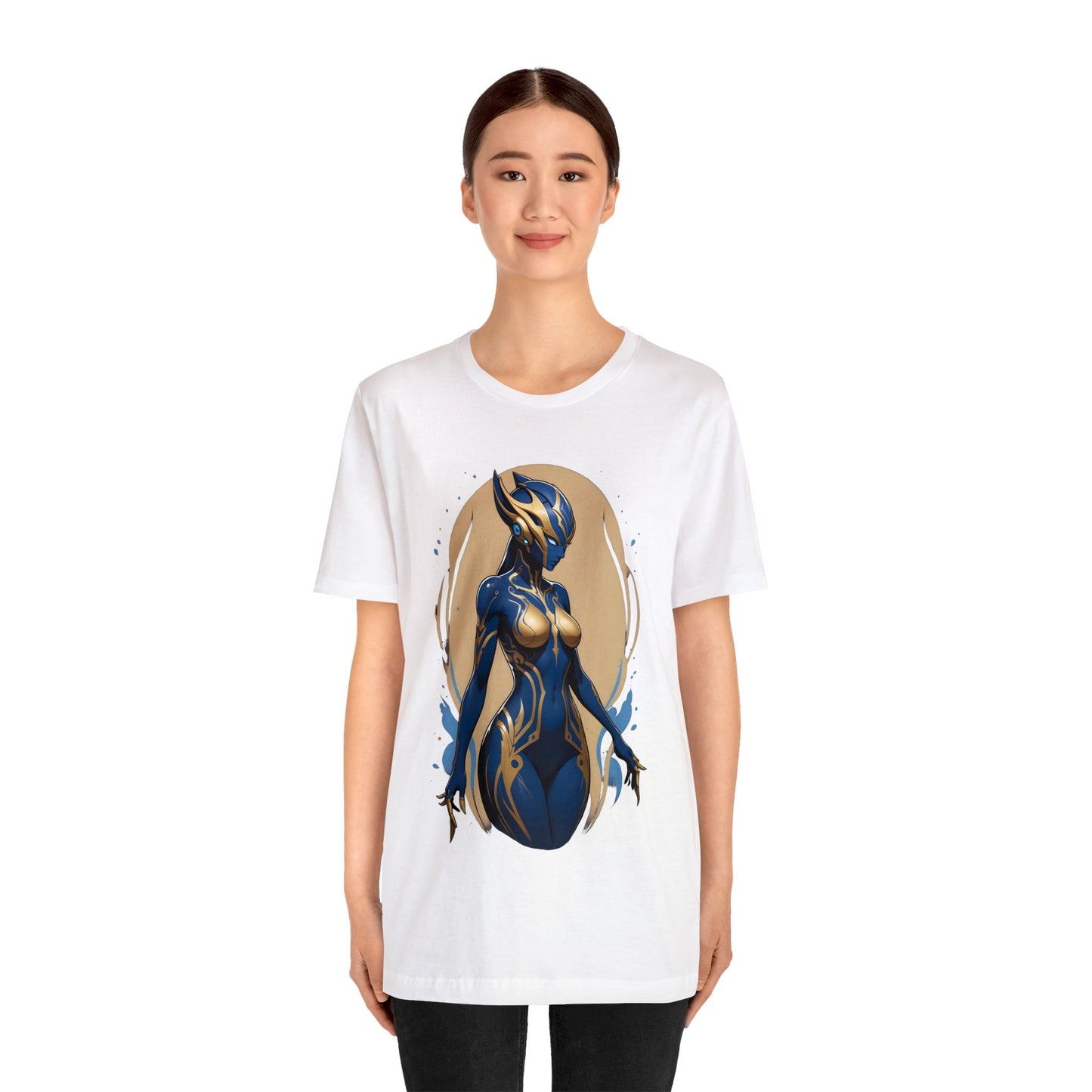 Kǎtōng Piàn - The Lotus Collection - Guinevere - Unisex Jersey Short Sleeve Tee Printify