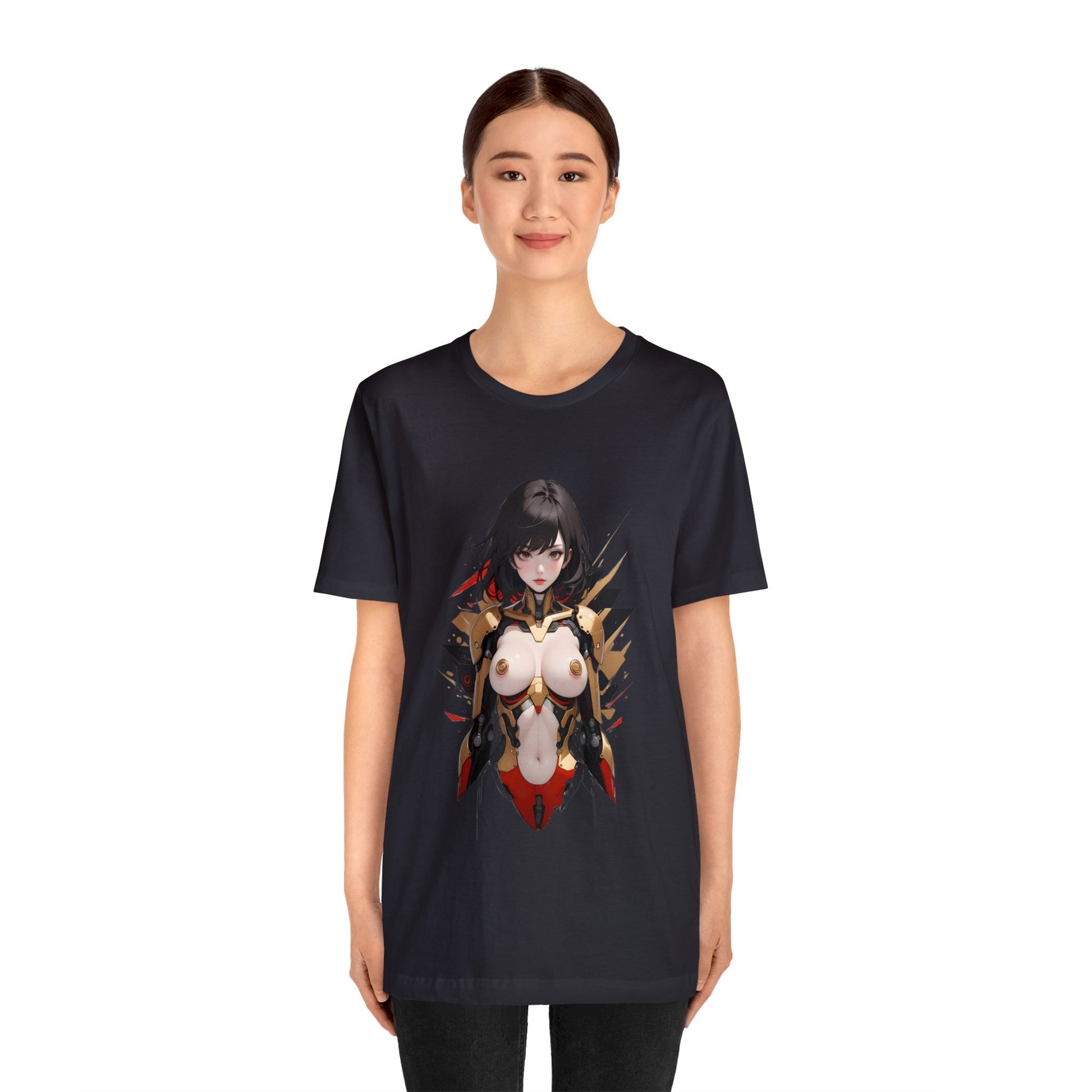 Kǎtōng Piàn - Mecha Girl Collection - Anna - Unisex Jersey Short Sleeve Tee Printify