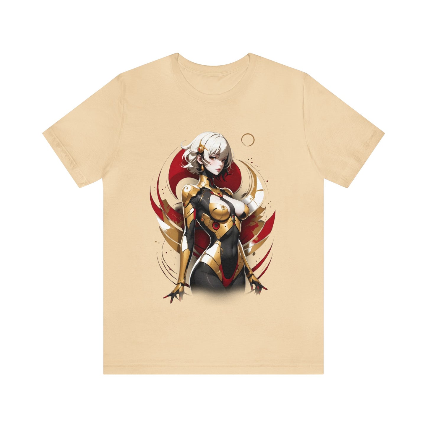Kǎtōng Piàn - Mecha Girl Collection - Emily - Unisex Jersey Short Sleeve Tee Printify