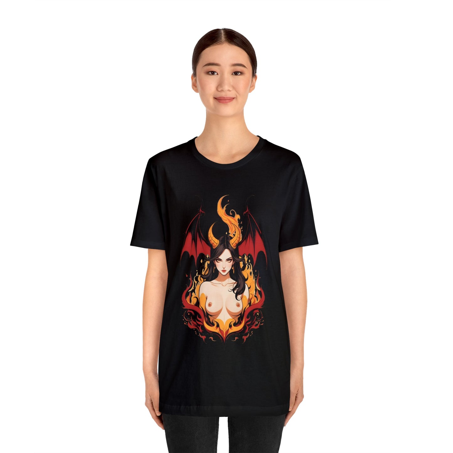 Kǎtōng Piàn - Devil Woman Collection - Glory - Unisex Jersey Short Sleeve Tee Printify