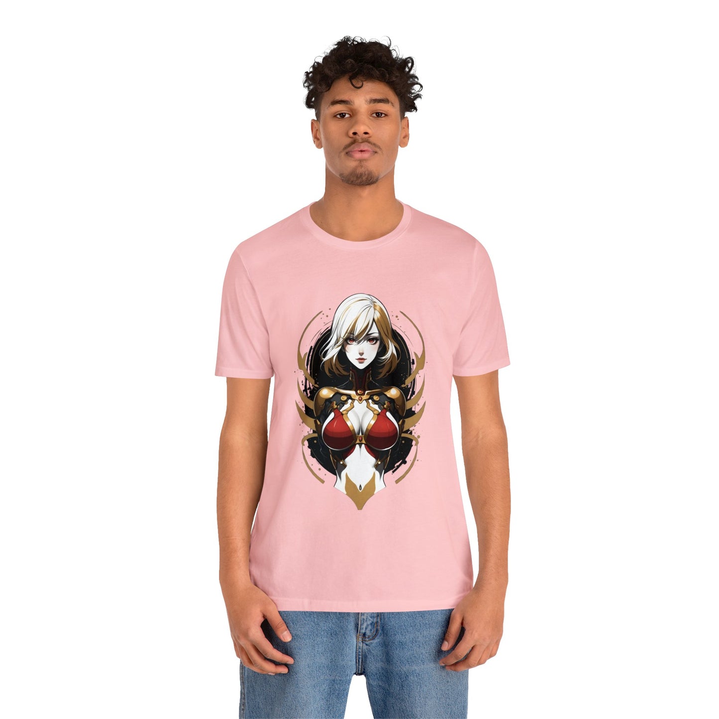 Kǎtōng Piàn - Mecha Girl Collection - Chloé - Unisex Jersey Short Sleeve Tee Printify