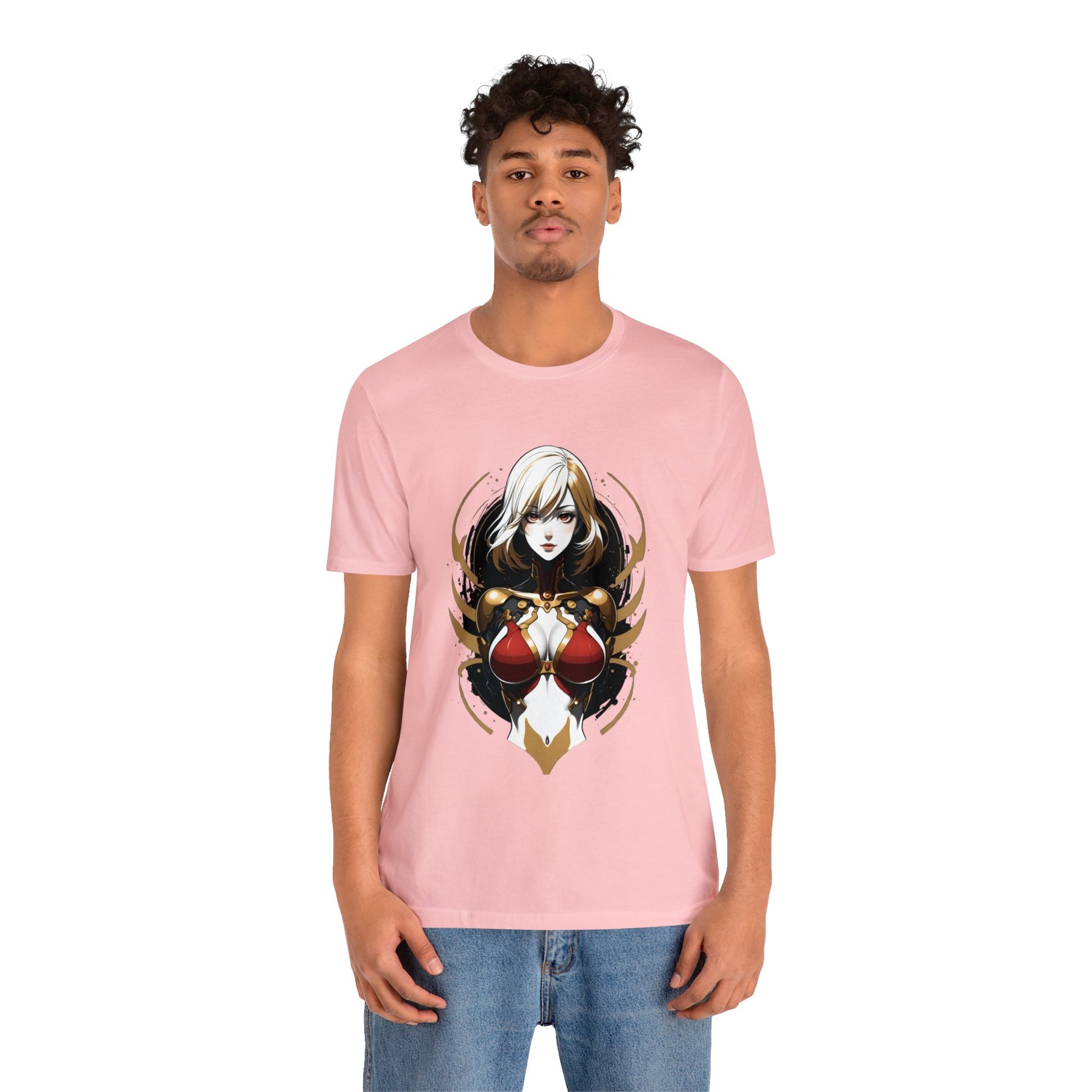 Kǎtōng Piàn - Mecha Girl Collection - Chloé - Unisex Jersey Short Sleeve Tee Printify