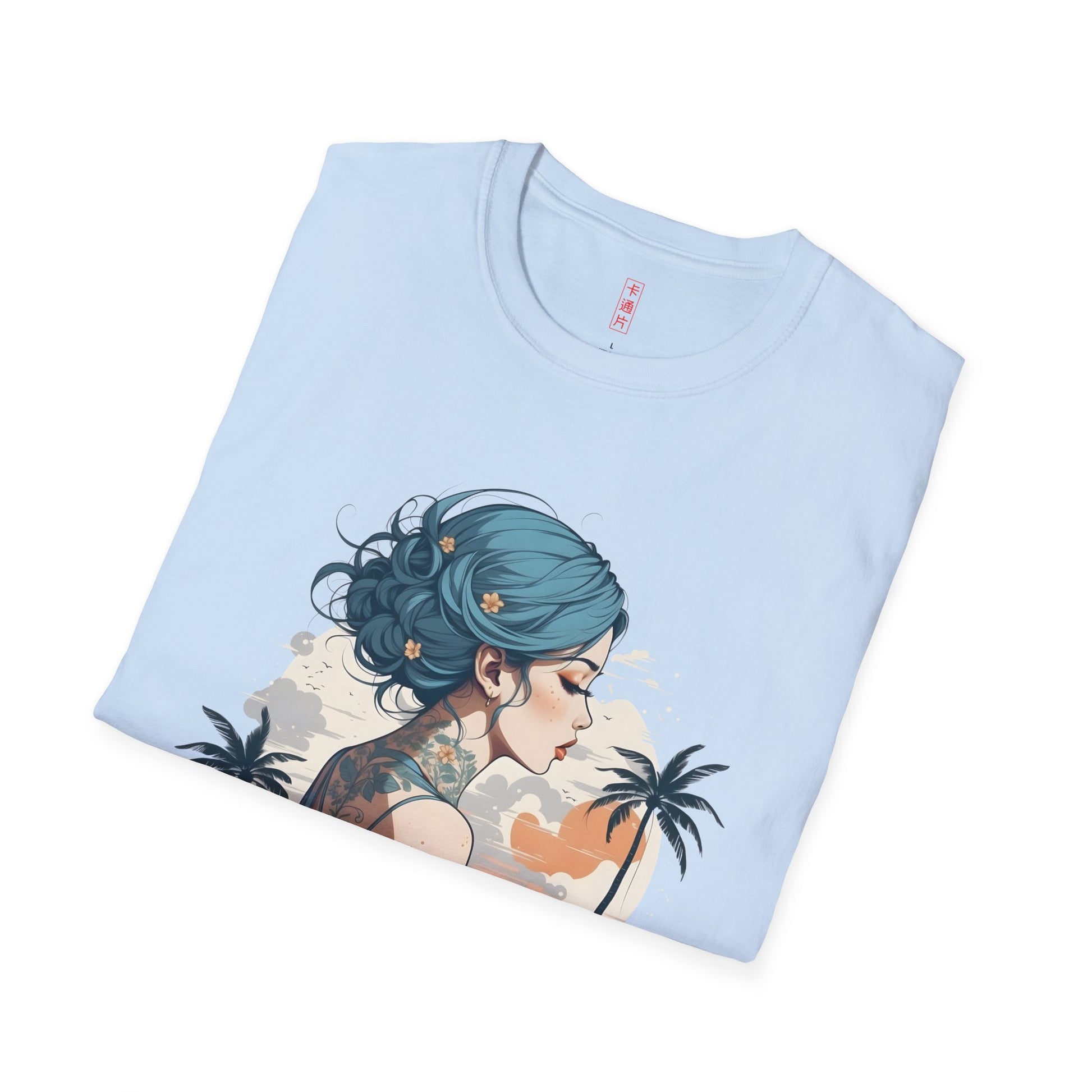Kǎtōng Piàn - California Love Collection - 021 - Unisex Softstyle T-Shirt Printify