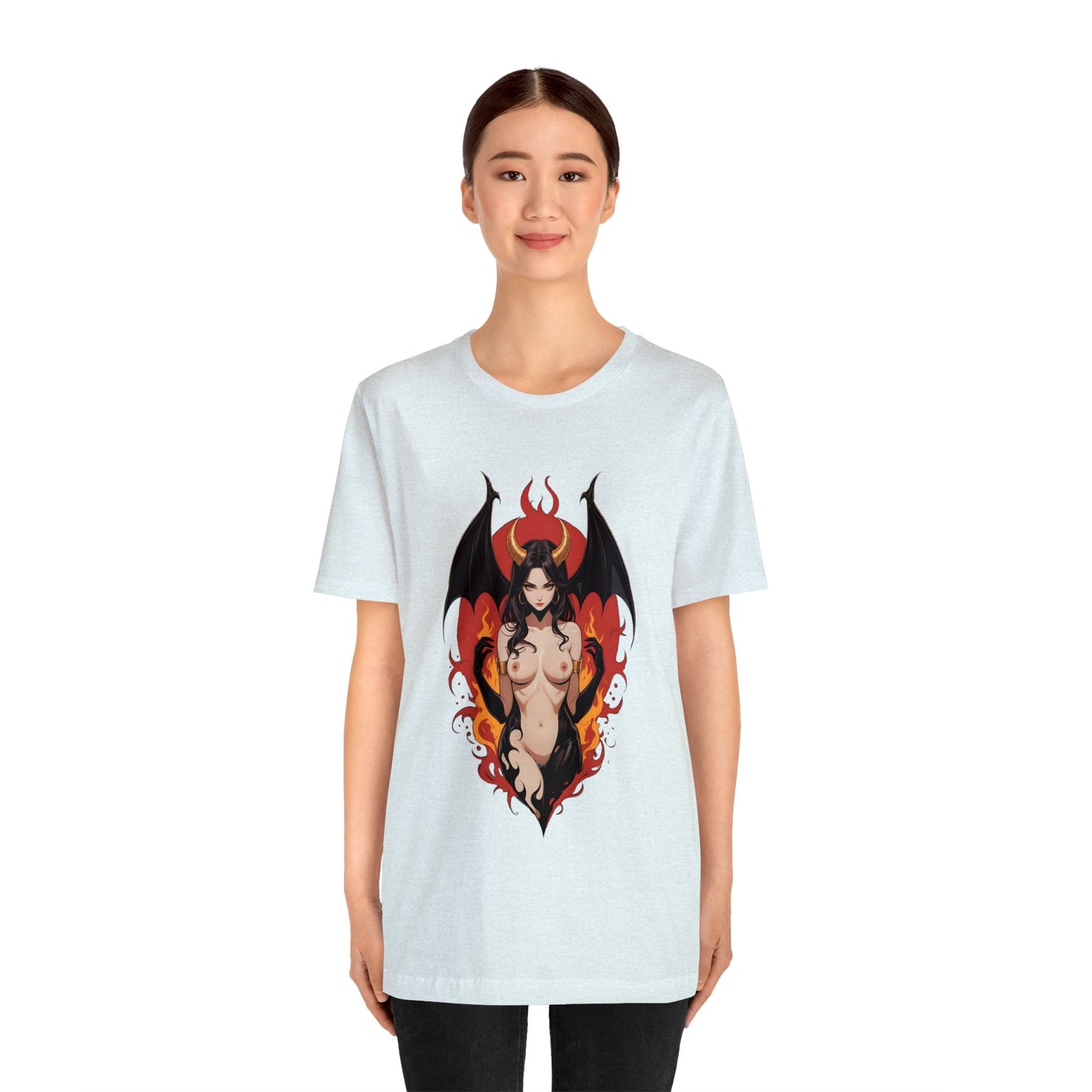 Kǎtōng Piàn - Devil Woman Collection - Devany - Unisex Jersey Short Sleeve Tee Printify