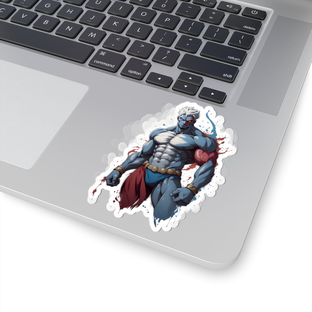 Prized Fighter Crimson Juggernaut Sticker Printify