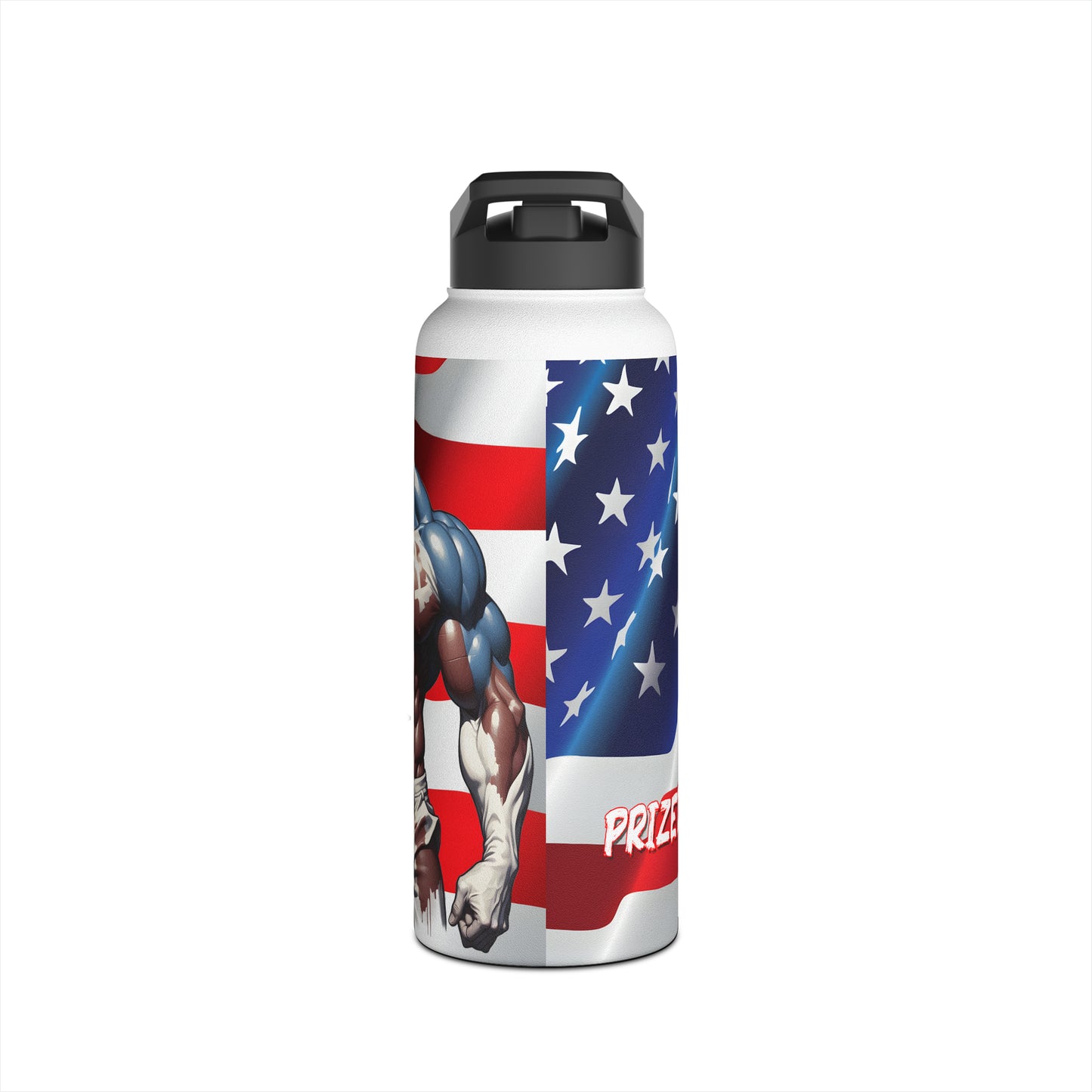 Kǎtōng Piàn - Prized Fighter Collection - America - 009 - Stainless Steel Water Bottle, Standard Lid - Verdine Daniels