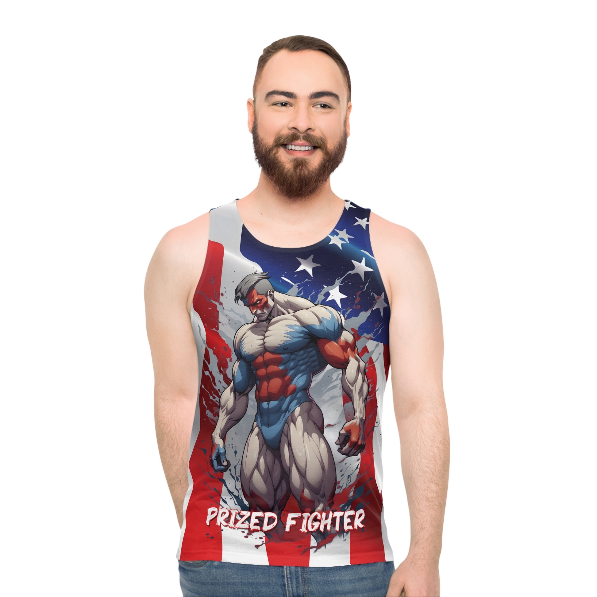 Kǎtōng Piàn - Prized Fighter Collection - America - 006 - Unisex Tank Top - Verdine Daniels