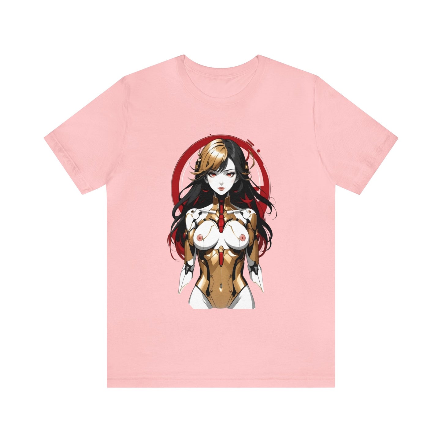 Kǎtōng Piàn - Mecha Girl Collection - Mia - Unisex Jersey Short Sleeve Tee Printify