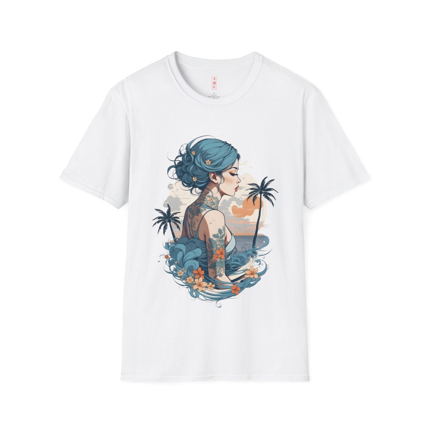 Kǎtōng Piàn - California Love Collection - 021 - Unisex Softstyle T-Shirt Printify