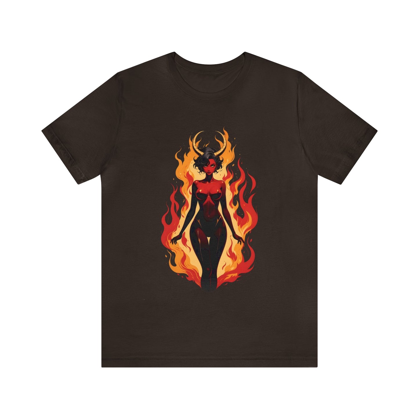 Kǎtōng Piàn - Devil Woman Collection - Drusilla - Unisex Jersey Short Sleeve Tee Printify