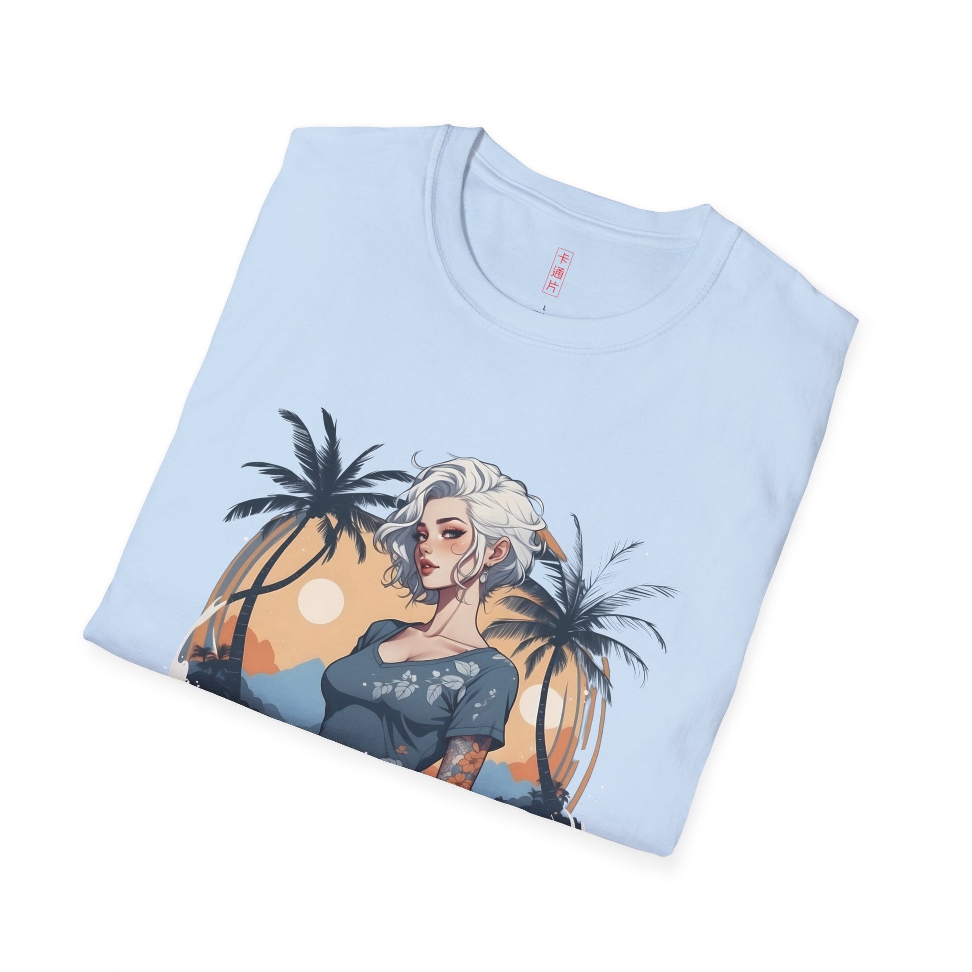 Kǎtōng Piàn - California Love Collection - 045 - Unisex Softstyle T-Shirt Printify