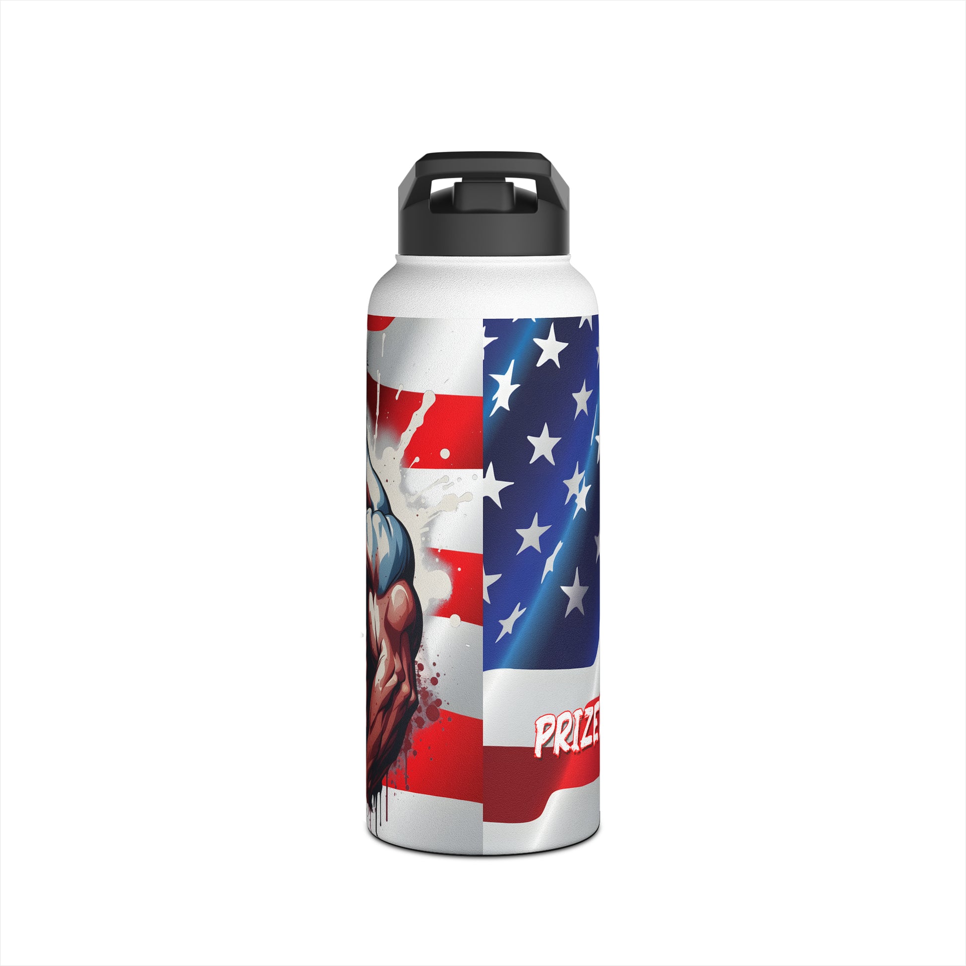 Kǎtōng Piàn - Prized Fighter Collection - America - 005 - Stainless Steel Water Bottle, Standard Lid - Verdine Daniels