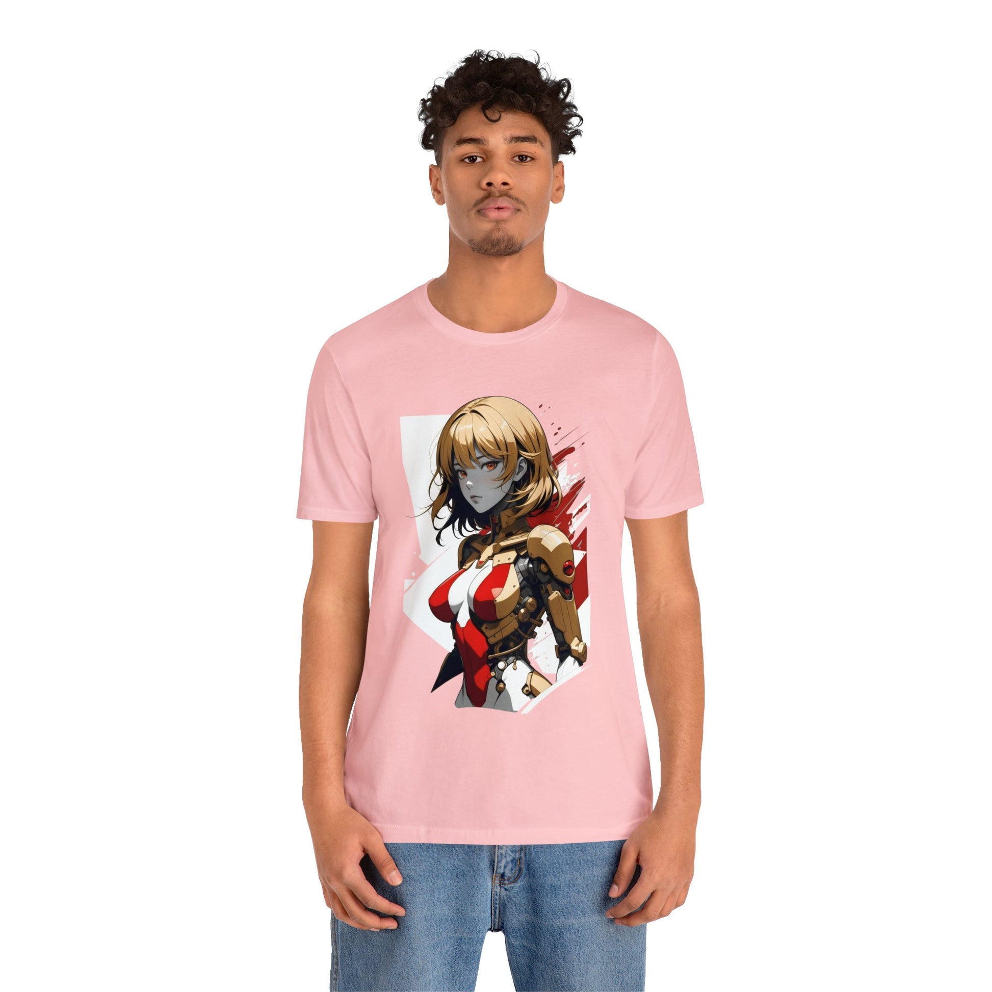 Kǎtōng Piàn - Mecha Girl Collection - Camila - Unisex Jersey Short Sleeve Tee Printify