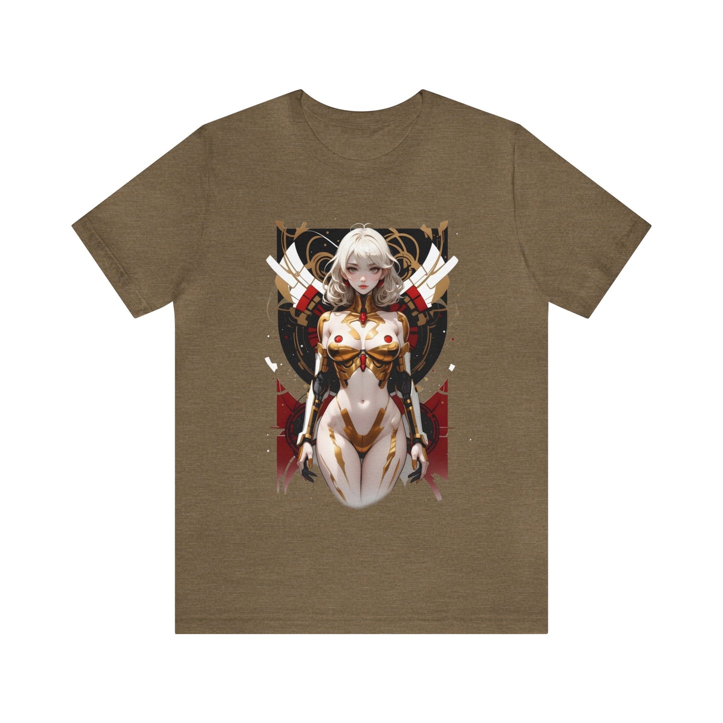 Kǎtōng Piàn - Mecha Girl Collection - Isla - Unisex Jersey Short Sleeve Tee Printify