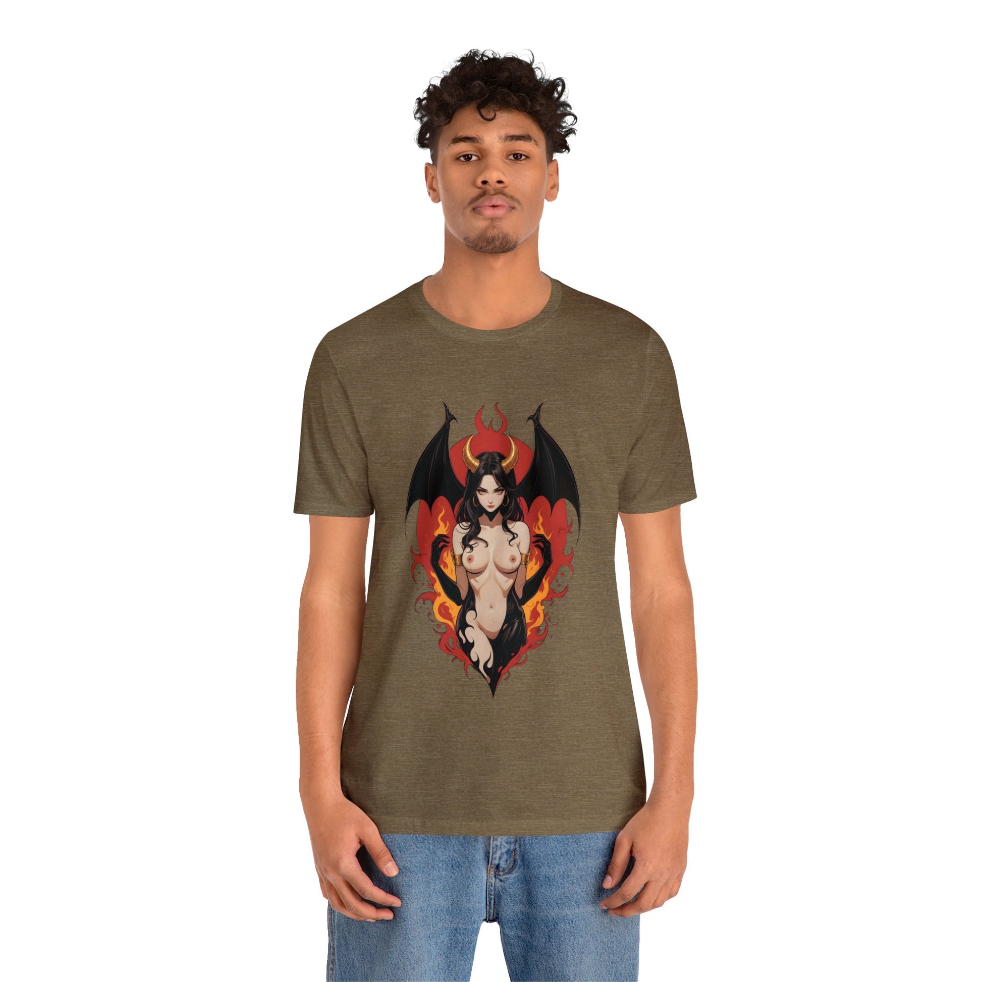 Kǎtōng Piàn - Devil Woman Collection - Devany - Unisex Jersey Short Sleeve Tee Printify
