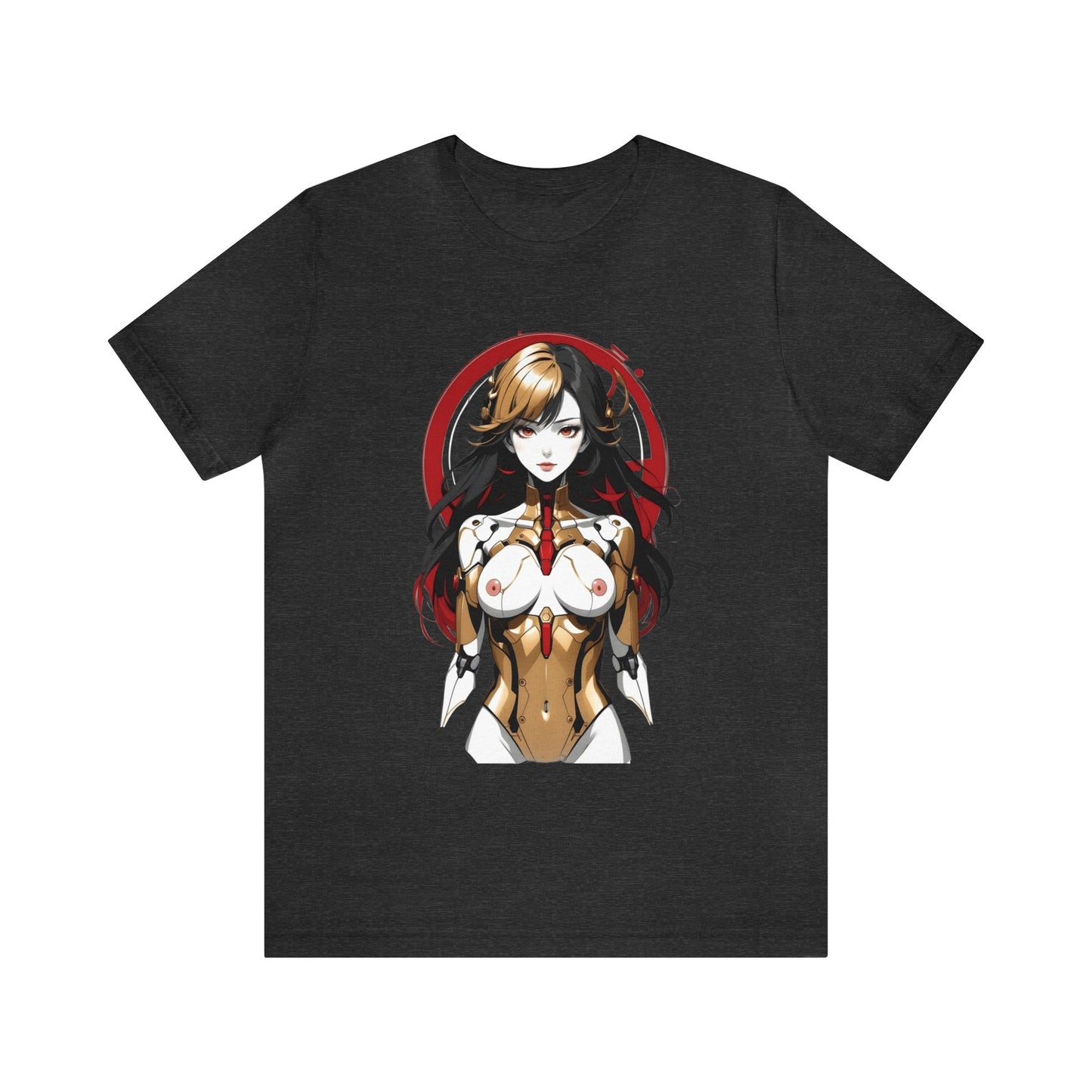 Kǎtōng Piàn - Mecha Girl Collection - Mia - Unisex Jersey Short Sleeve Tee Printify