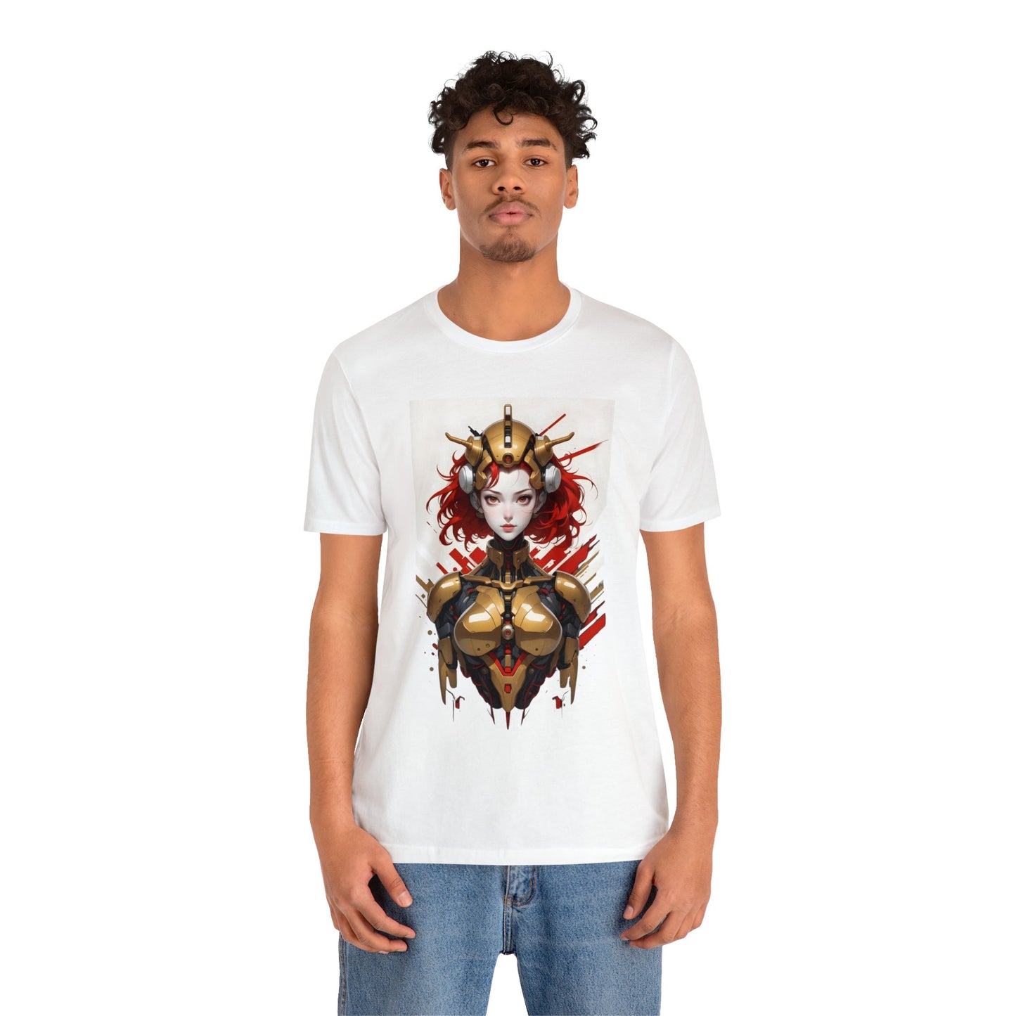 Kǎtōng Piàn - Mecha Girl Collection - Maya - Unisex Jersey Short Sleeve Tee Printify