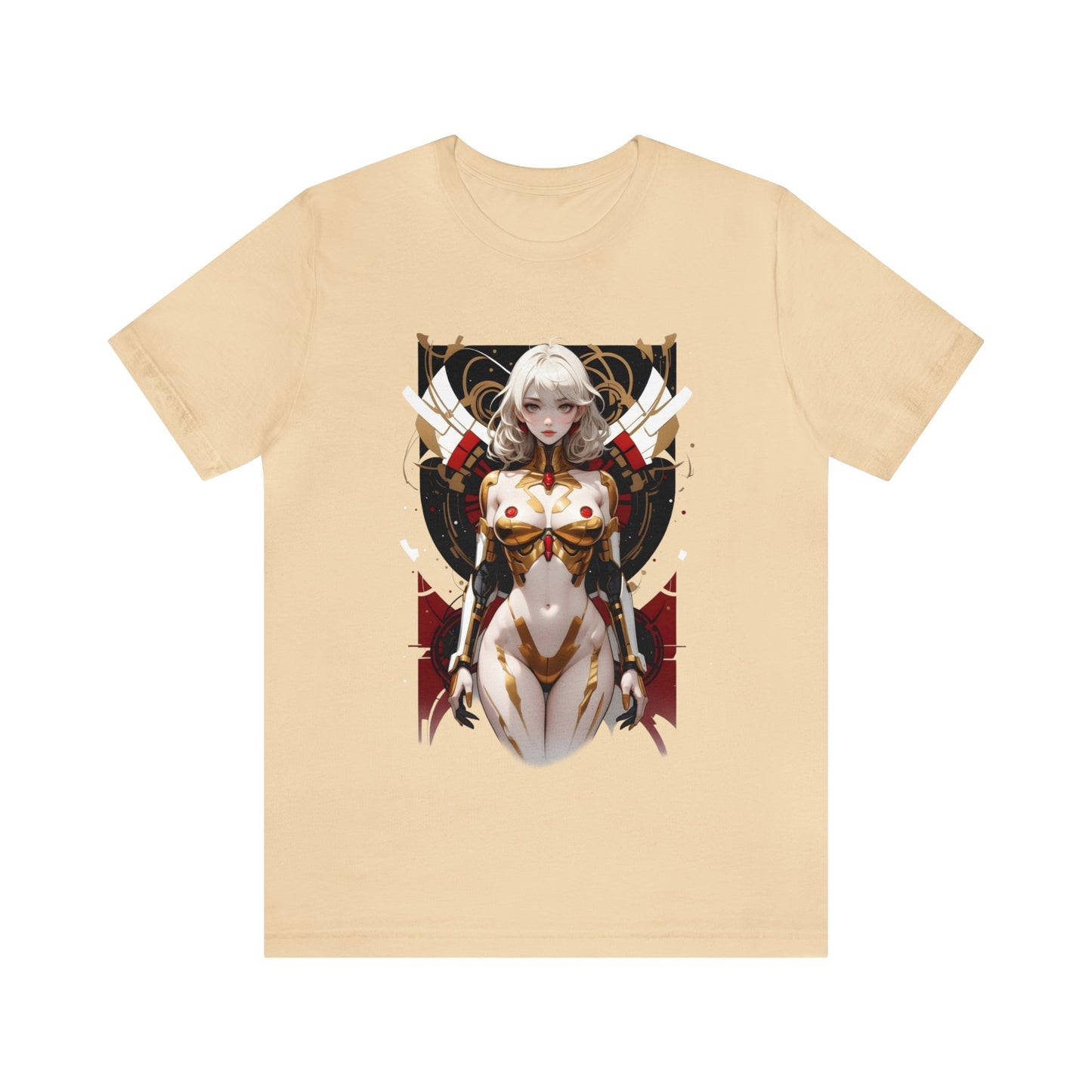 Kǎtōng Piàn - Mecha Girl Collection - Isla - Unisex Jersey Short Sleeve Tee Printify