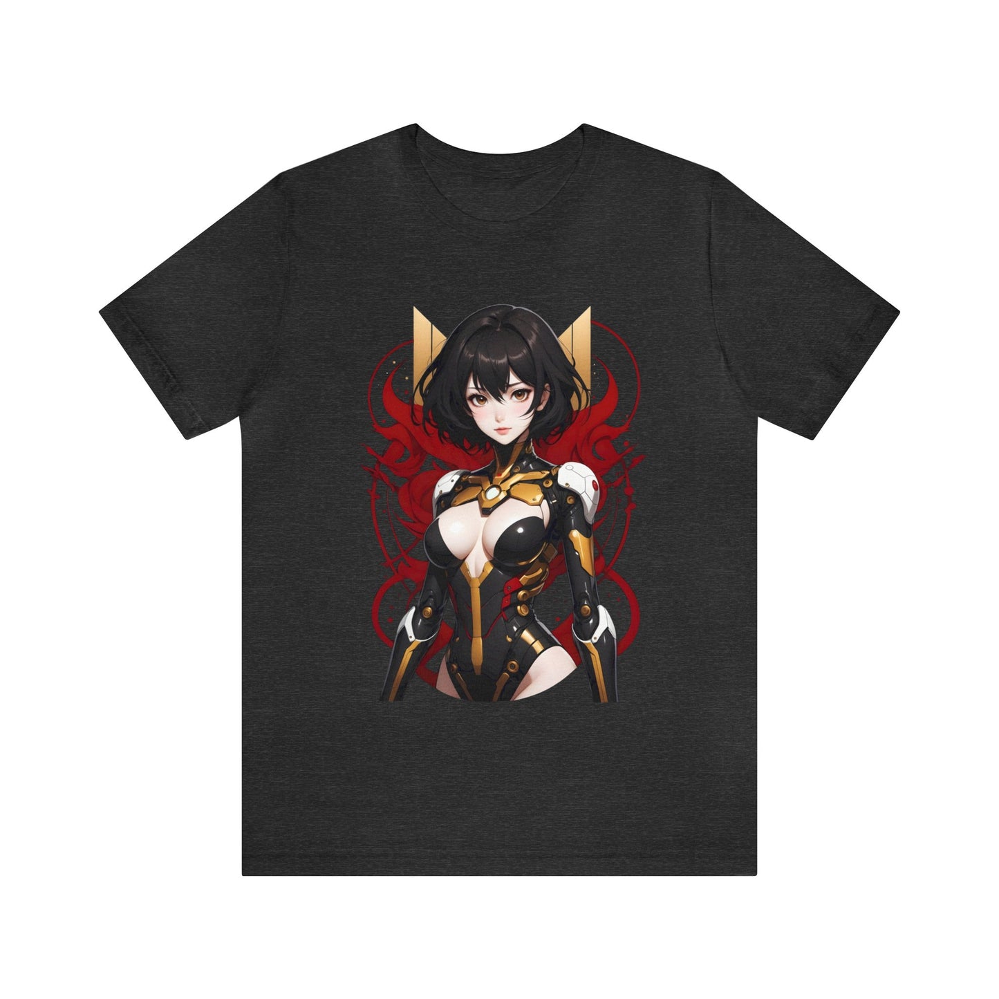 Kǎtōng Piàn - Mecha Girl Collection - Abigail - Unisex Jersey Short Sleeve Tee Printify