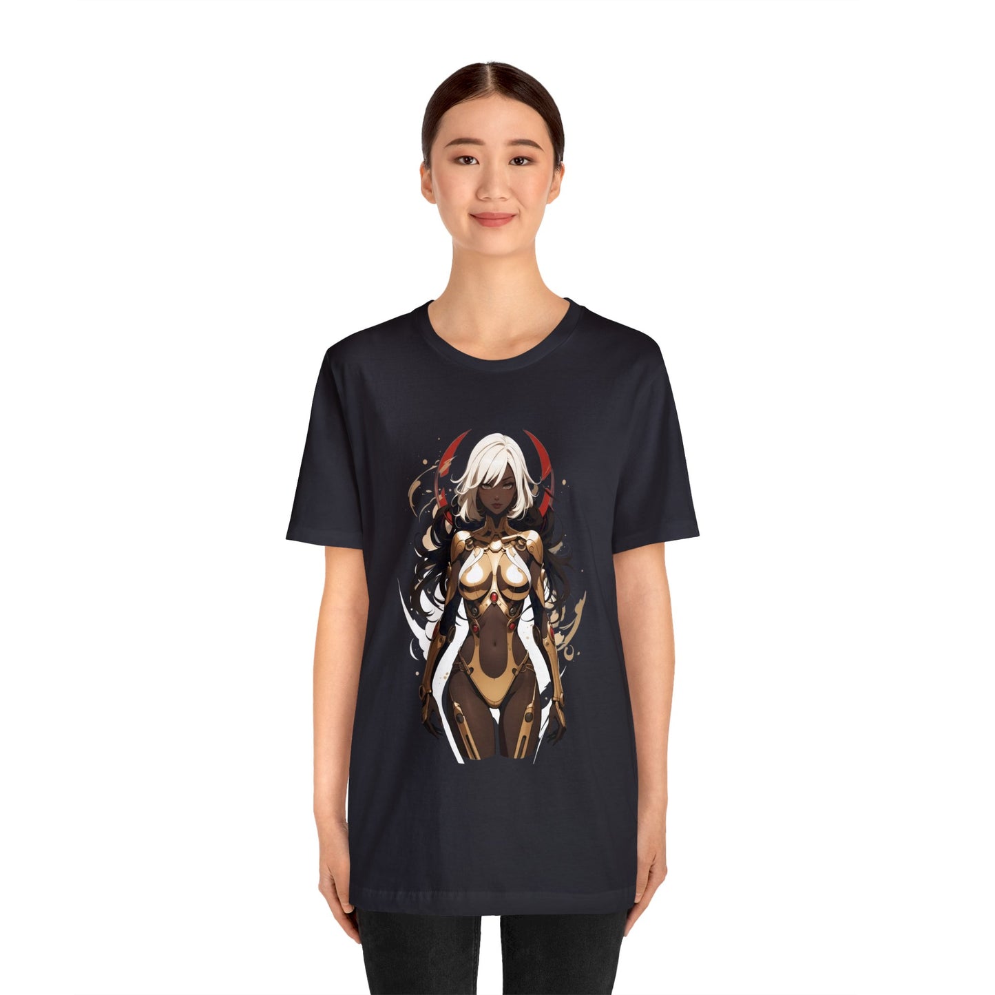 Kǎtōng Piàn - Mecha Girl Collection - Elizabeth - Unisex Jersey Short Sleeve Tee Printify