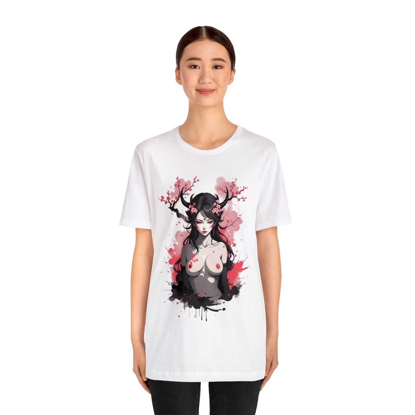Kǎtōng Piàn - Oni Collection - Ajatar - Unisex Jersey Short Sleeve Tee Printify