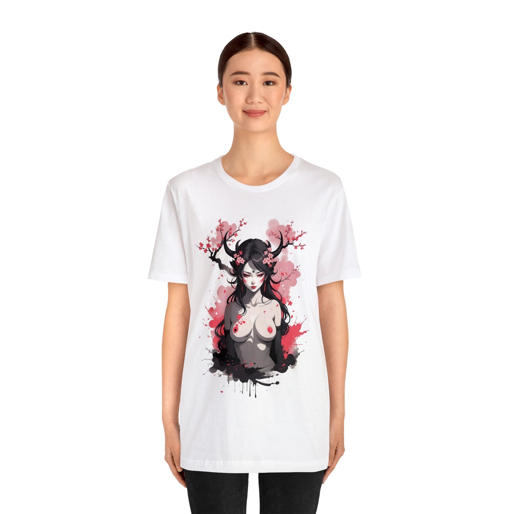 Kǎtōng Piàn - Oni Collection - Ajatar - Unisex Jersey Short Sleeve Tee Printify