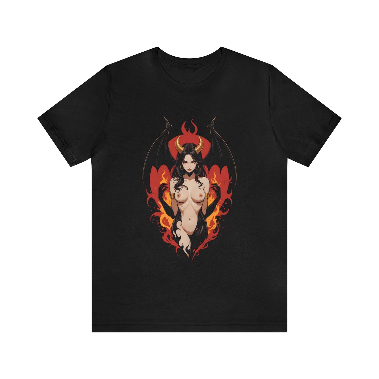 Kǎtōng Piàn - Devil Woman Collection - Devany - Unisex Jersey Short Sleeve Tee Printify