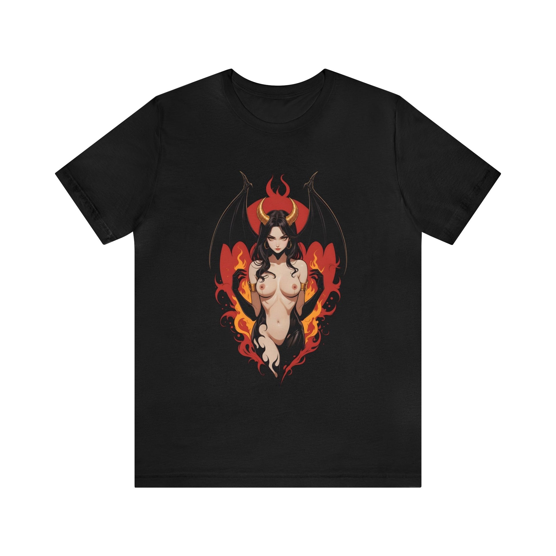 Kǎtōng Piàn - Devil Woman Collection - Devany - Unisex Jersey Short Sleeve Tee Printify