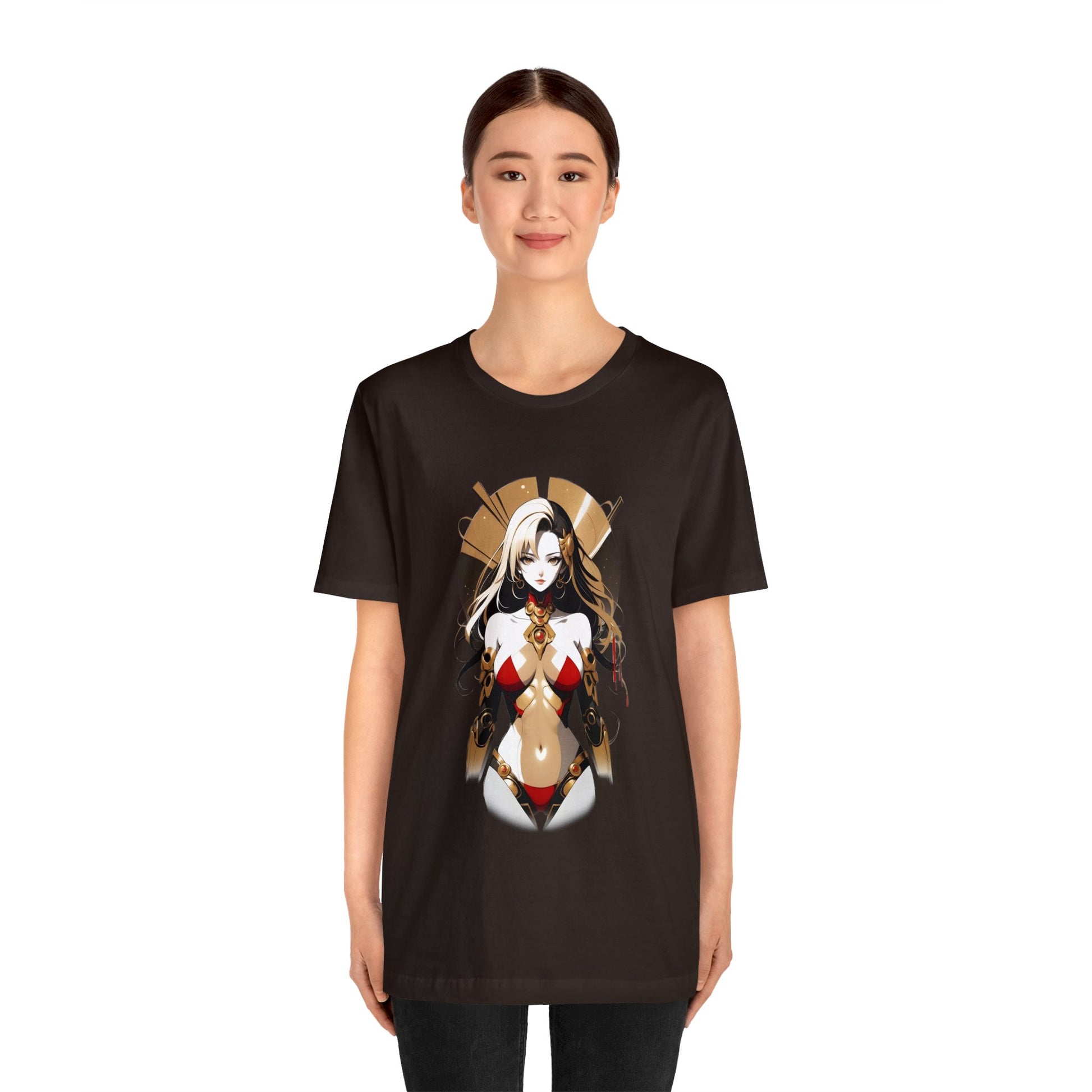 Kǎtōng Piàn - Mecha Girl Collection - Eleanor - Unisex Jersey Short Sleeve Tee Printify