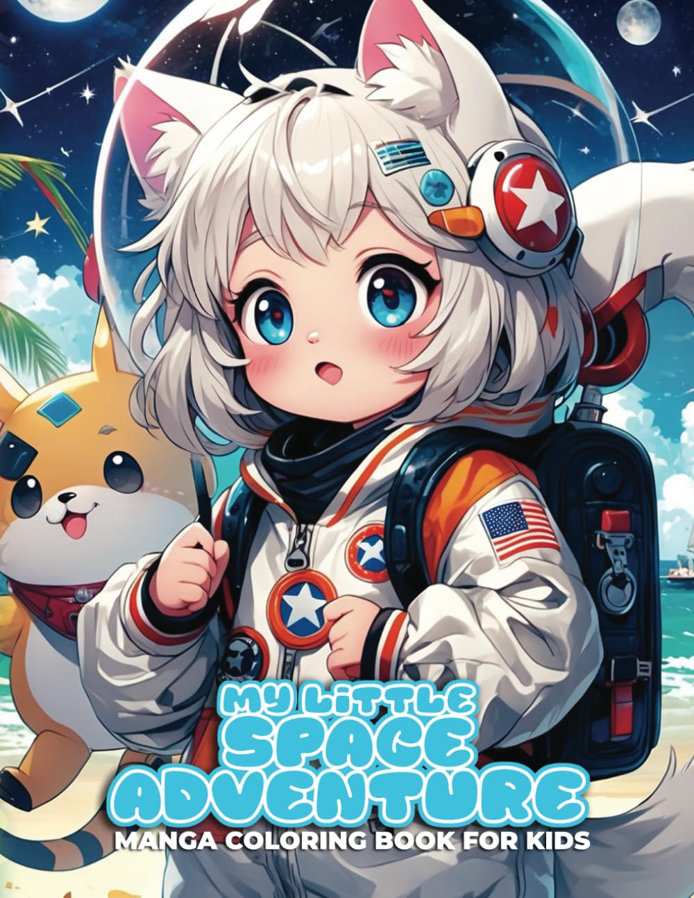 My Little Space Adventure Coloring Book for Kids: 77 Fun Illustrations of Devil Girl To Color Verdine Daniels