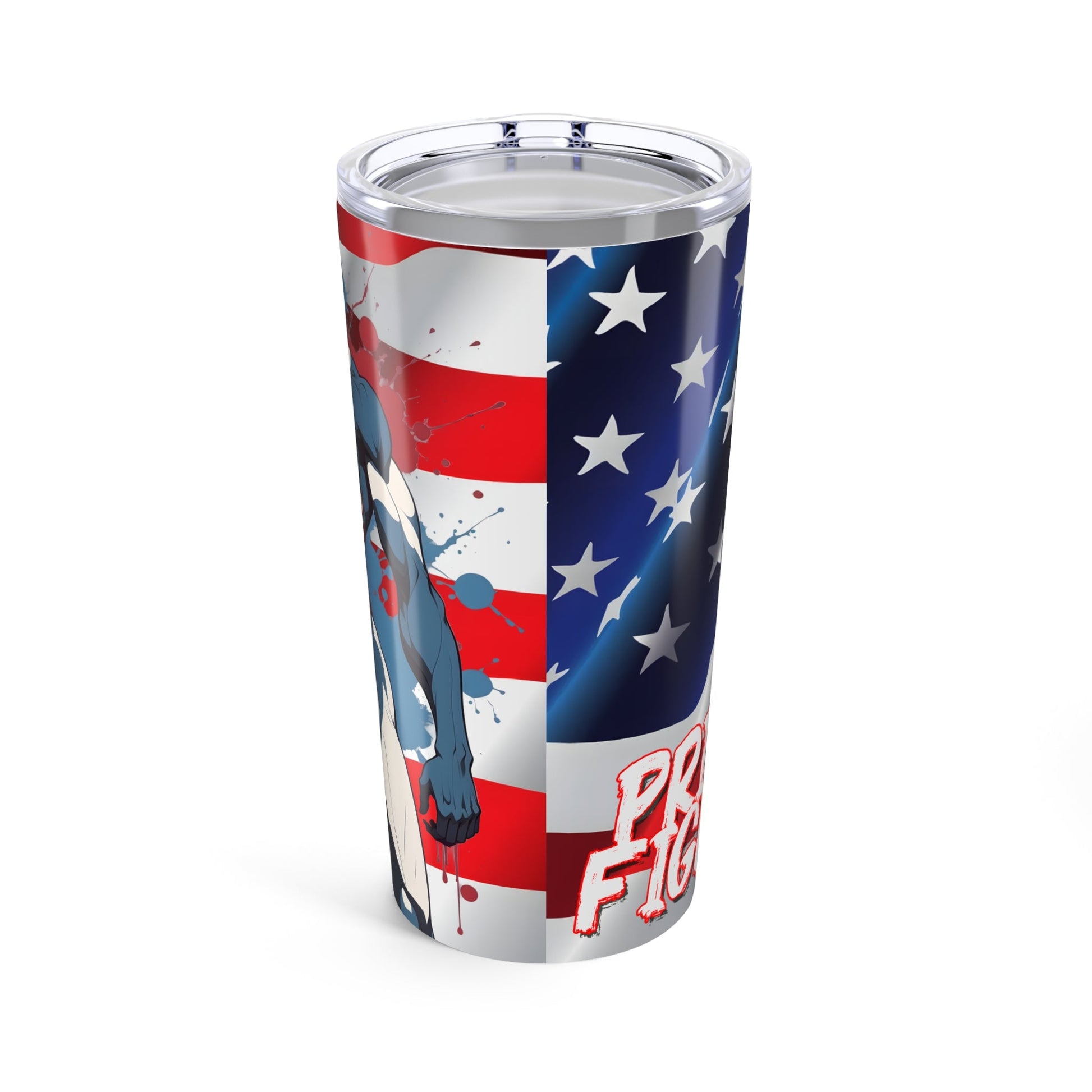 Prized Fighter Thunderstrike Tumbler 20oz Printify