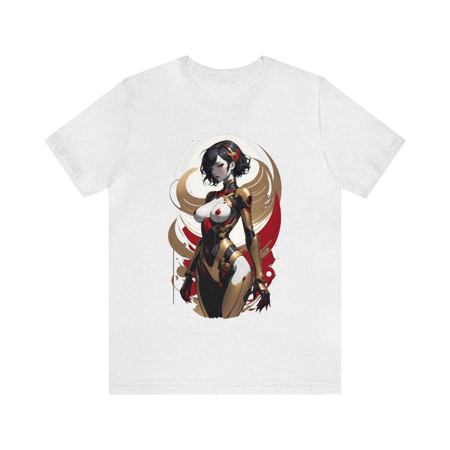 Kǎtōng Piàn - Mecha Girl Collection - Luna - Unisex Jersey Short Sleeve Tee Printify