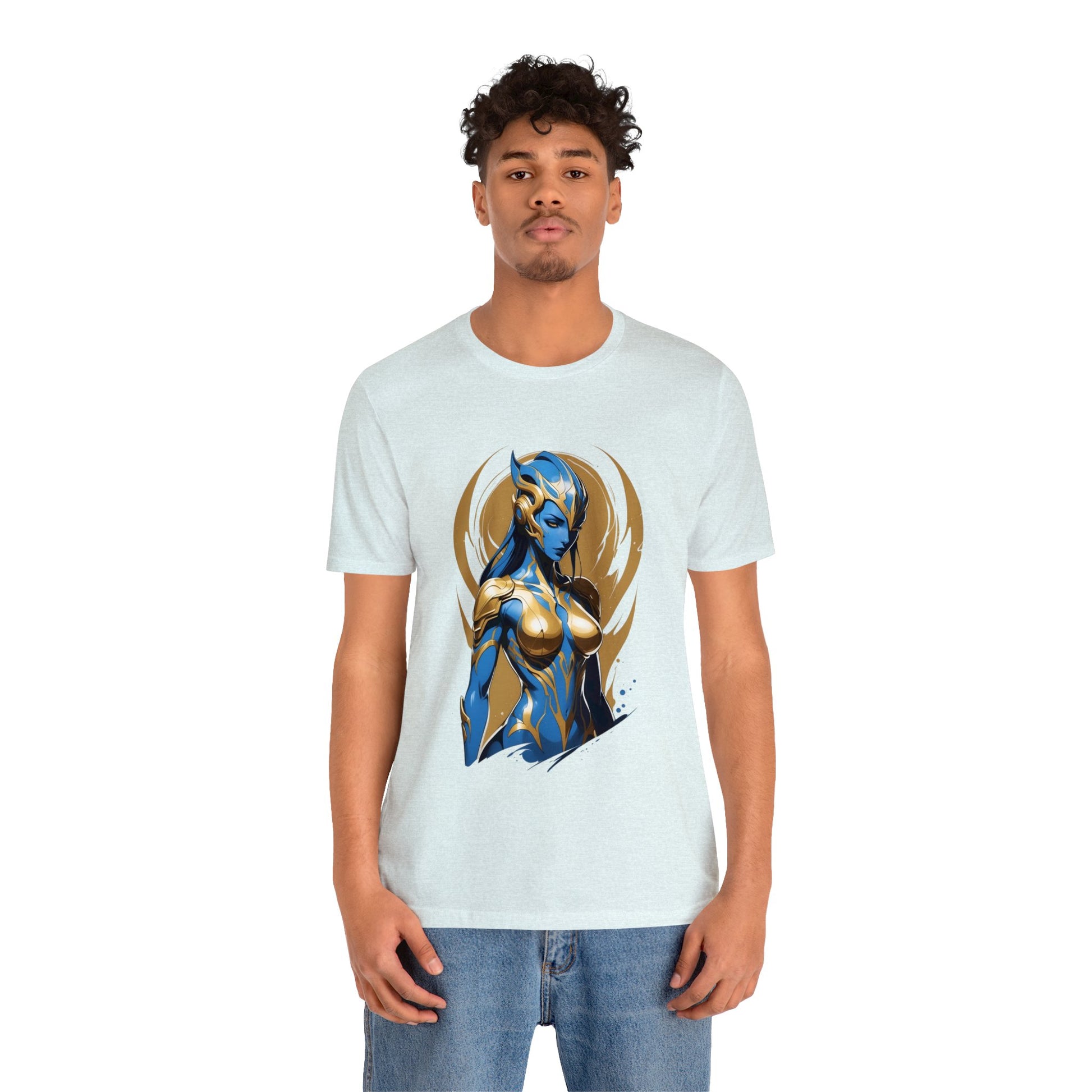 Kǎtōng Piàn - The Lotus Collection - Erzilia - Unisex Jersey Short Sleeve Tee Printify