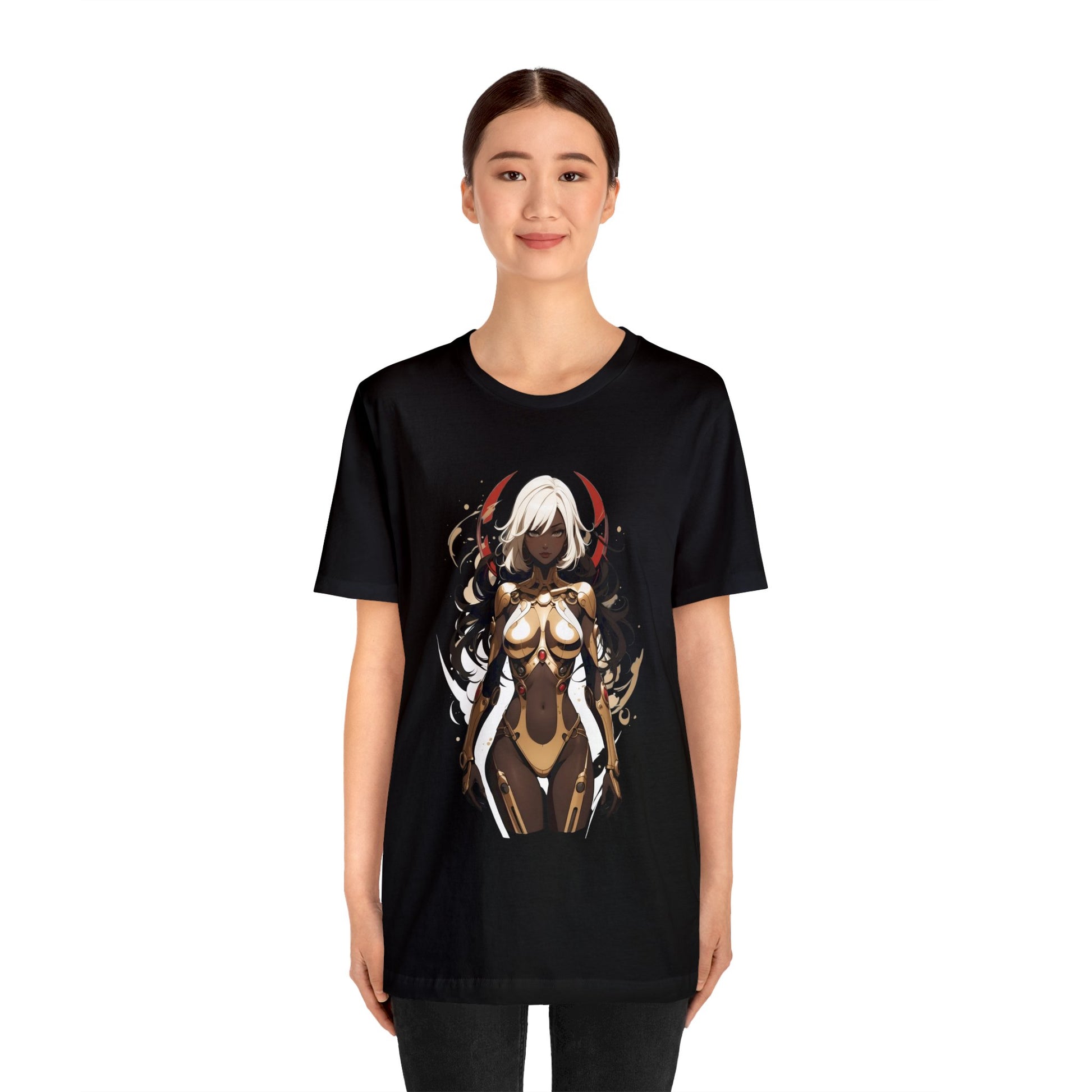 Kǎtōng Piàn - Mecha Girl Collection - Elizabeth - Unisex Jersey Short Sleeve Tee Printify