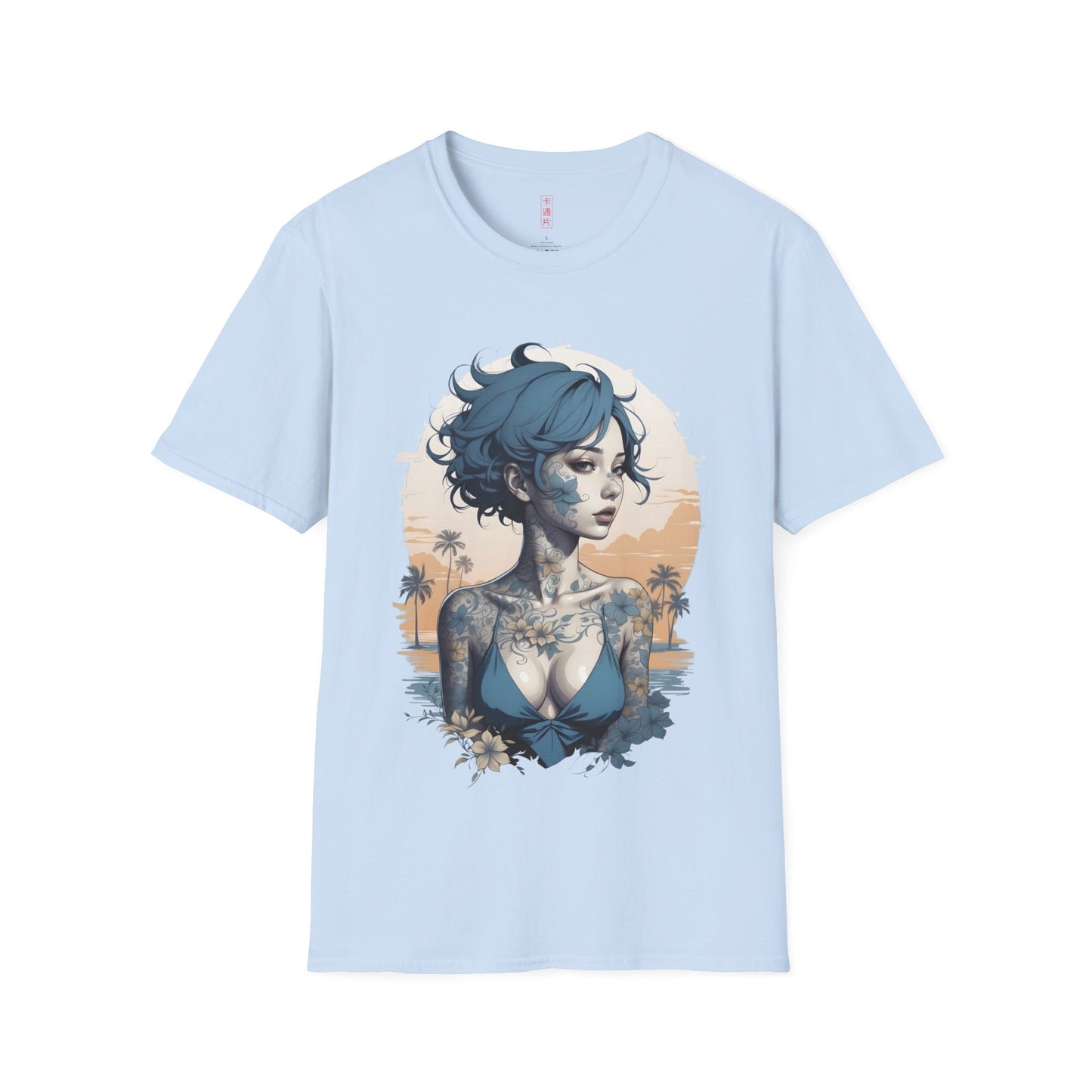 Kǎtōng Piàn - California Love Collection - 041 - Unisex Softstyle T-Shirt Printify