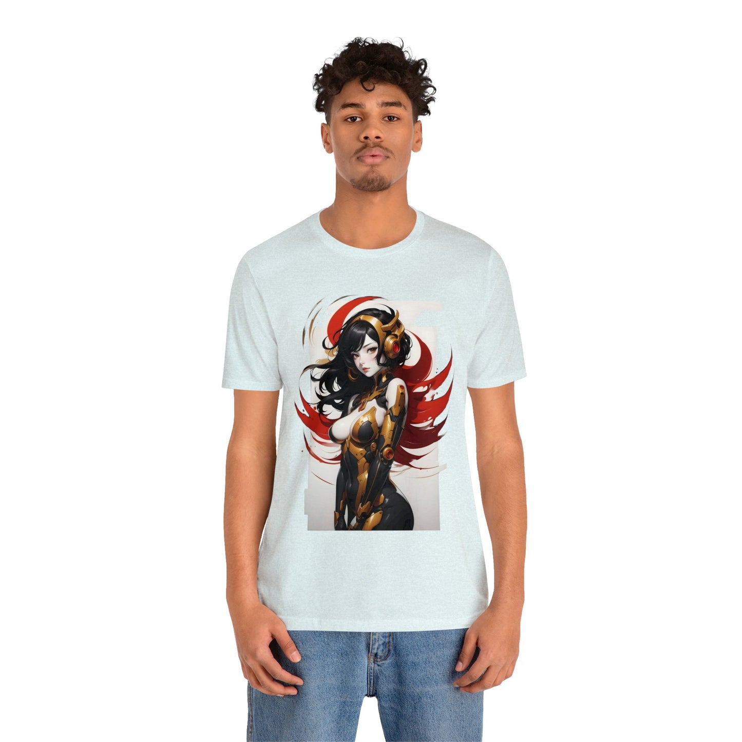 Kǎtōng Piàn - Mecha Girl Collection - Valentina - Unisex Jersey Short Sleeve Tee Printify