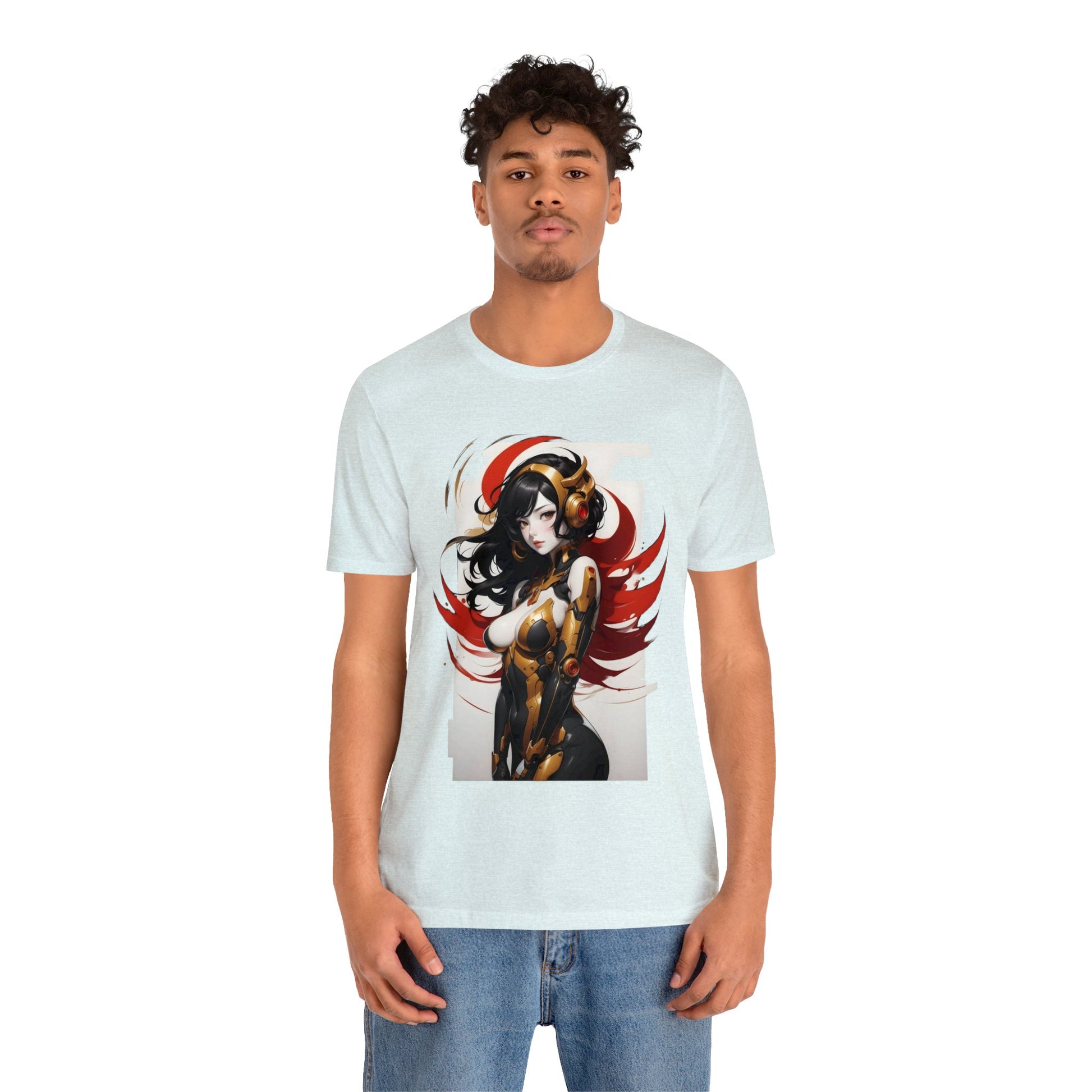 Kǎtōng Piàn - Mecha Girl Collection - Valentina - Unisex Jersey Short Sleeve Tee Printify