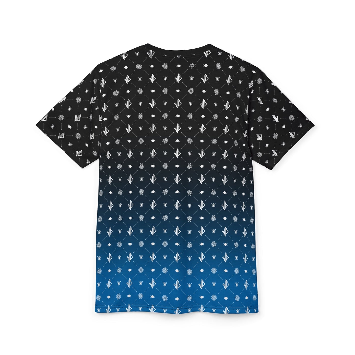 Gradient Masonic Unisex Tee - Unique Cut & Sew Shirt for Freemason Enthusiasts Printify