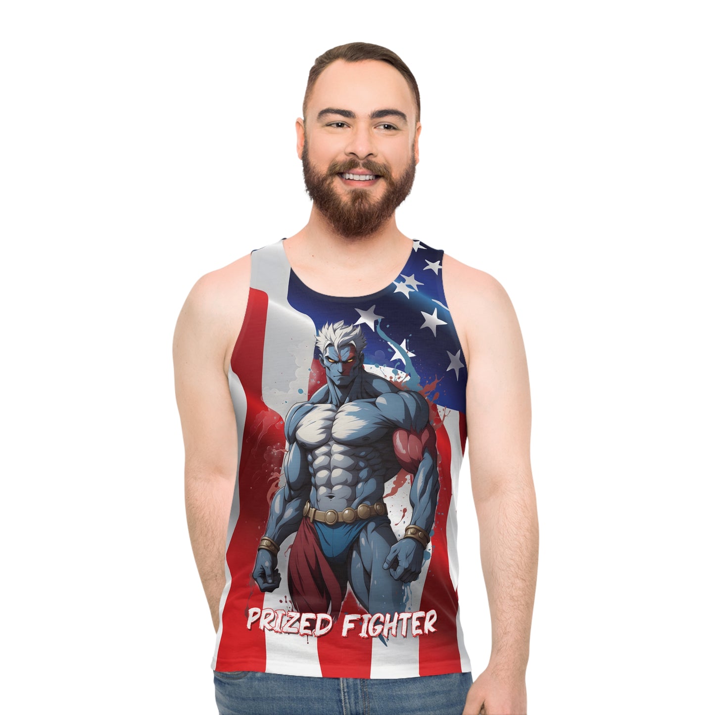 Kǎtōng Piàn - Prized Fighter Collection - America - 002 - Unisex Tank Top - Verdine Daniels