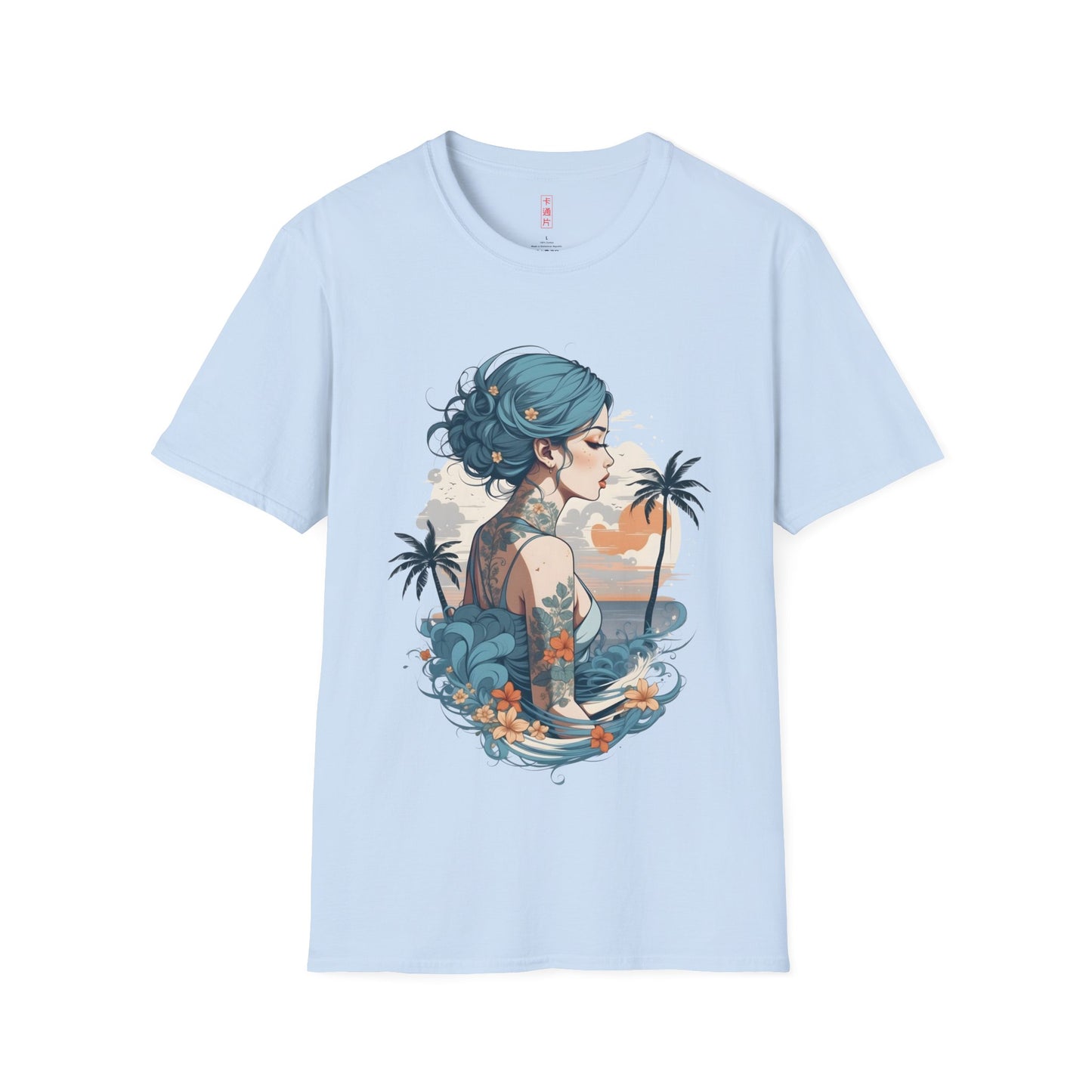 Kǎtōng Piàn - California Love Collection - 021 - Unisex Softstyle T-Shirt Printify