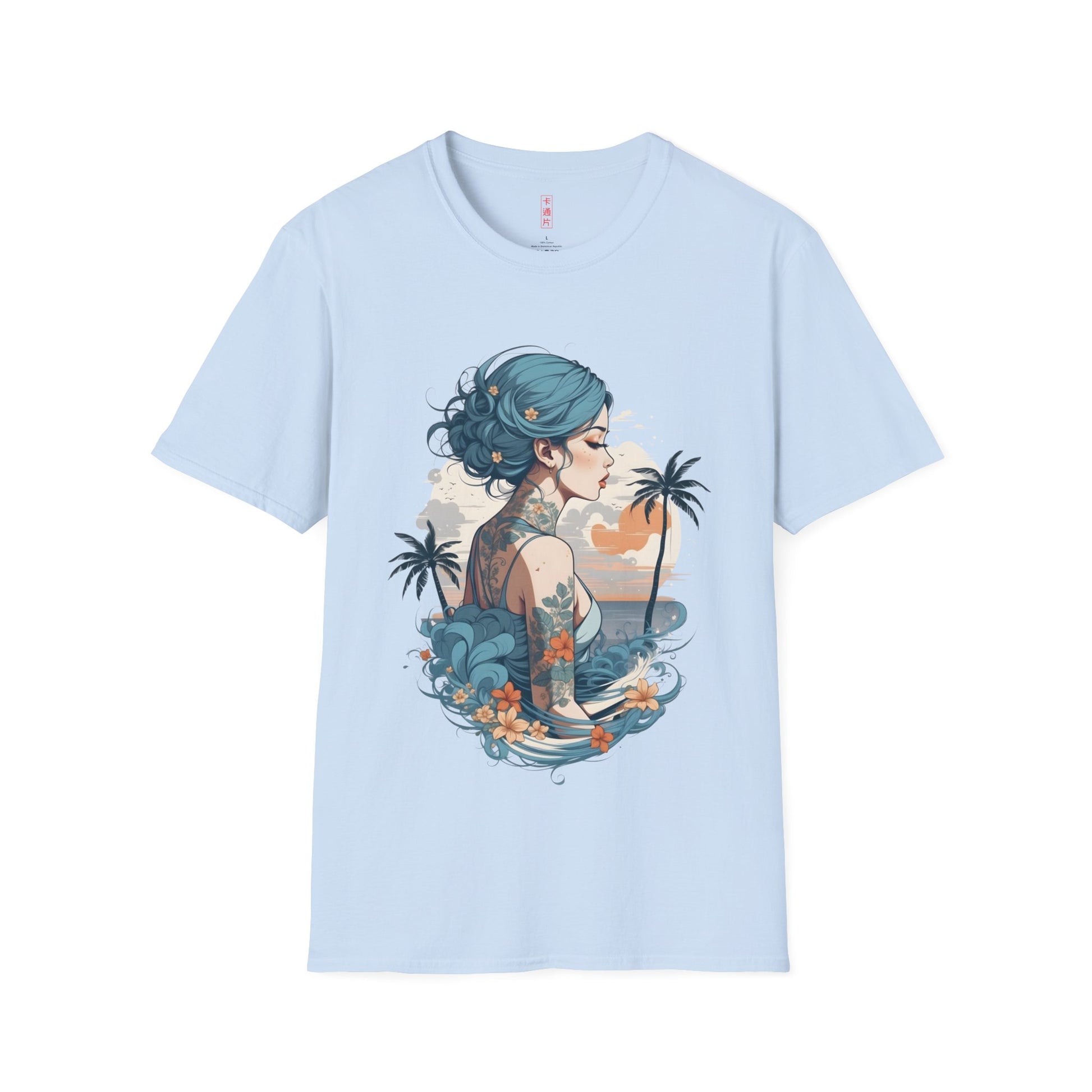 Kǎtōng Piàn - California Love Collection - 021 - Unisex Softstyle T-Shirt Printify