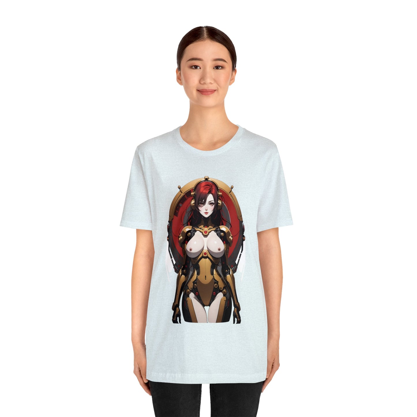 Kǎtōng Piàn - Mecha Girl Collection - Eliana - Unisex Jersey Short Sleeve Tee Printify