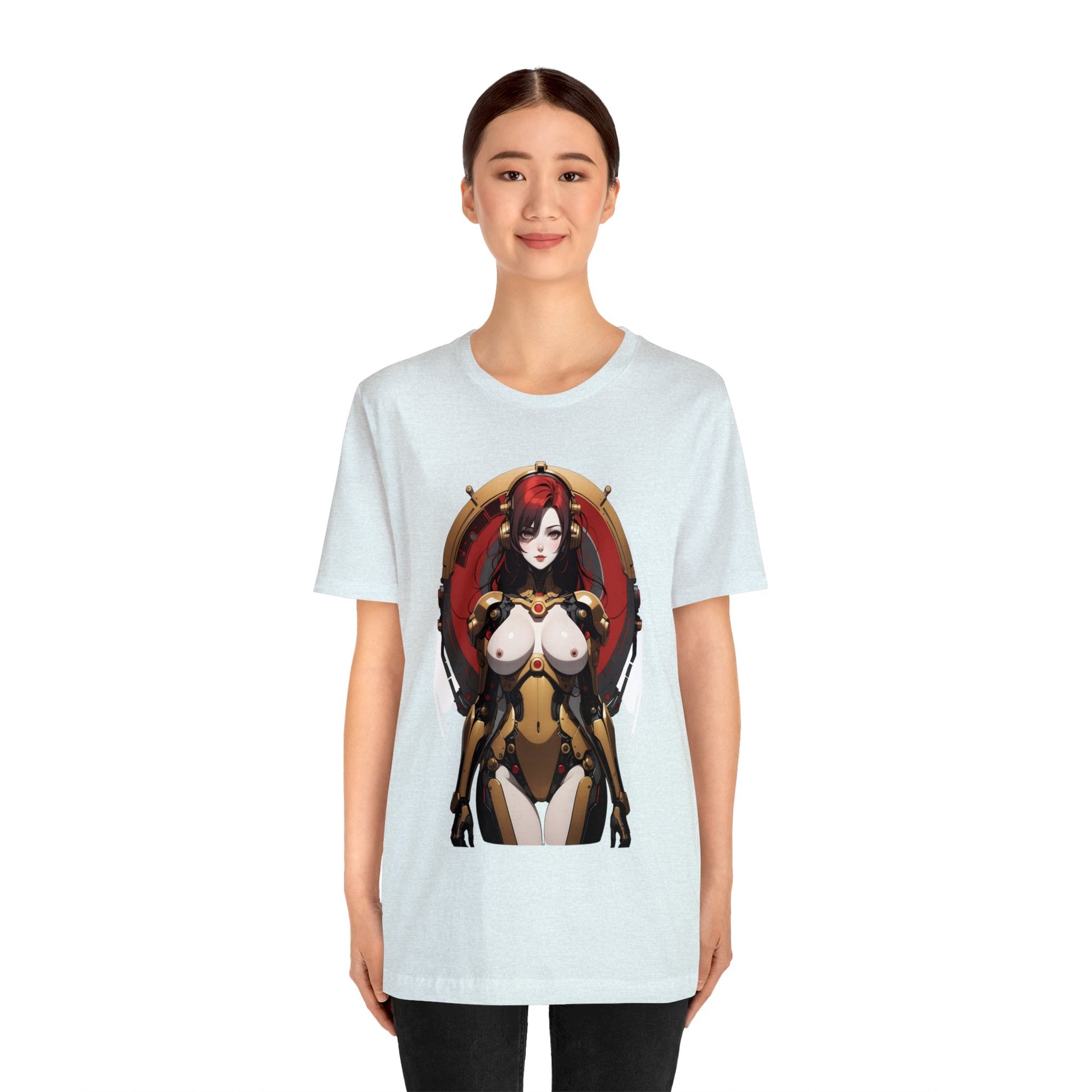Kǎtōng Piàn - Mecha Girl Collection - Eliana - Unisex Jersey Short Sleeve Tee Printify