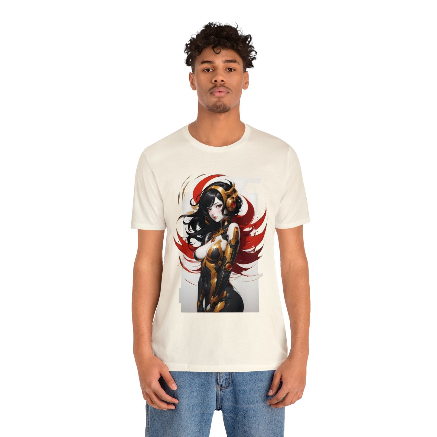 Kǎtōng Piàn - Mecha Girl Collection - Valentina - Unisex Jersey Short Sleeve Tee Printify